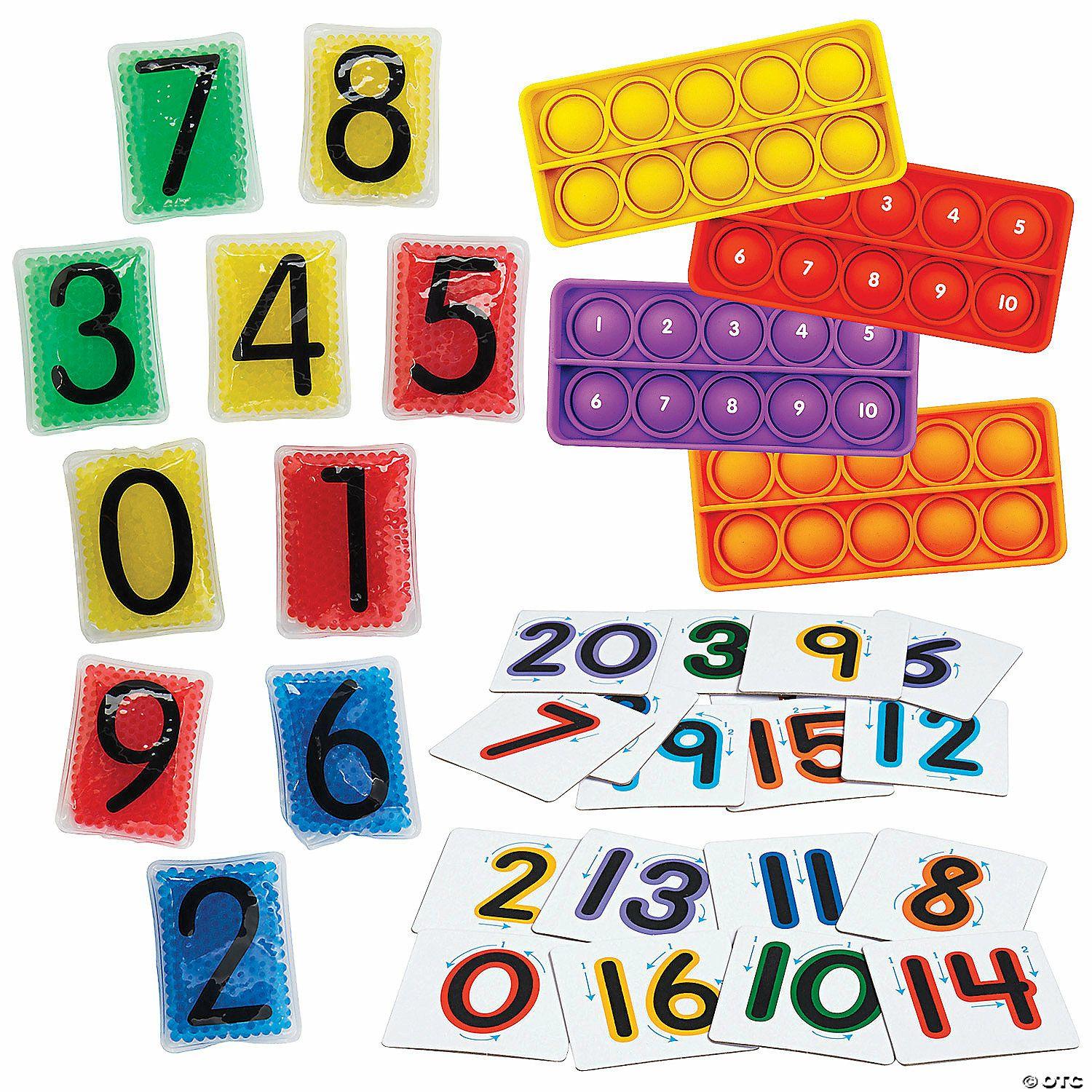 Curriculum Kits | Sensory Number Recognition Educational Kit – 45 Pc.