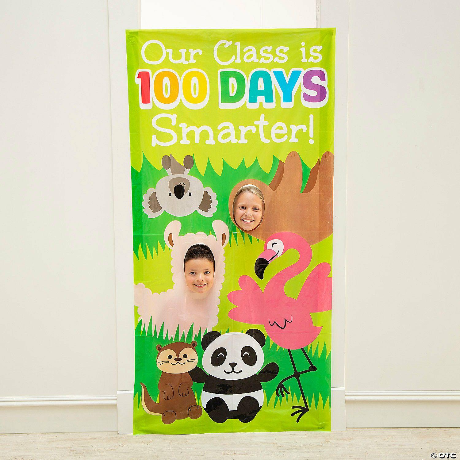 Door Decorations | 100th Day of School Photo Door Banner