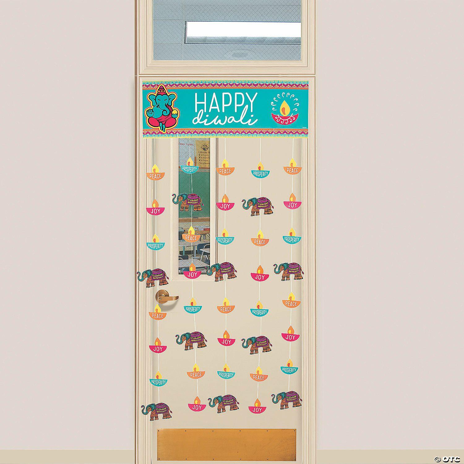 Door Decorations | Diwali Doorway Curtain with Border