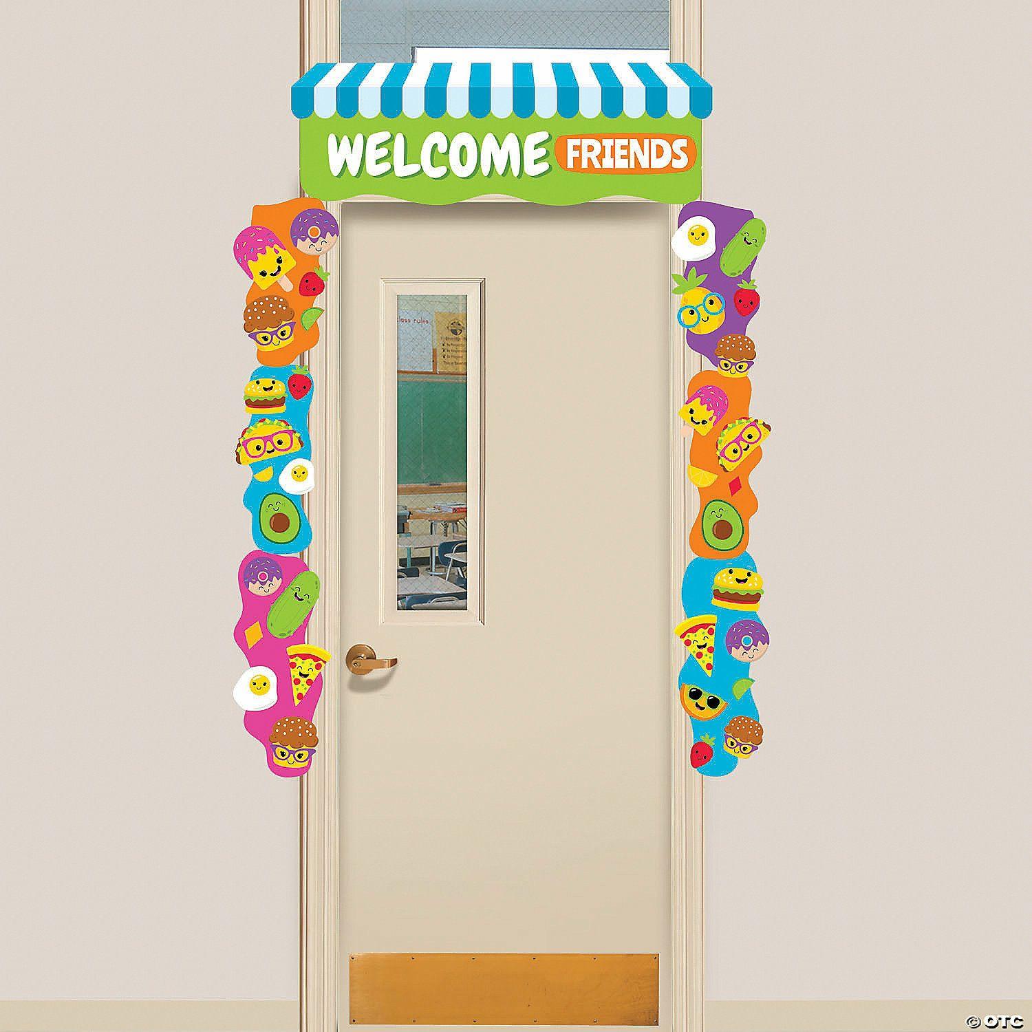 Door Decorations | Funtastic Food Friends Door Border – 7 Pc.