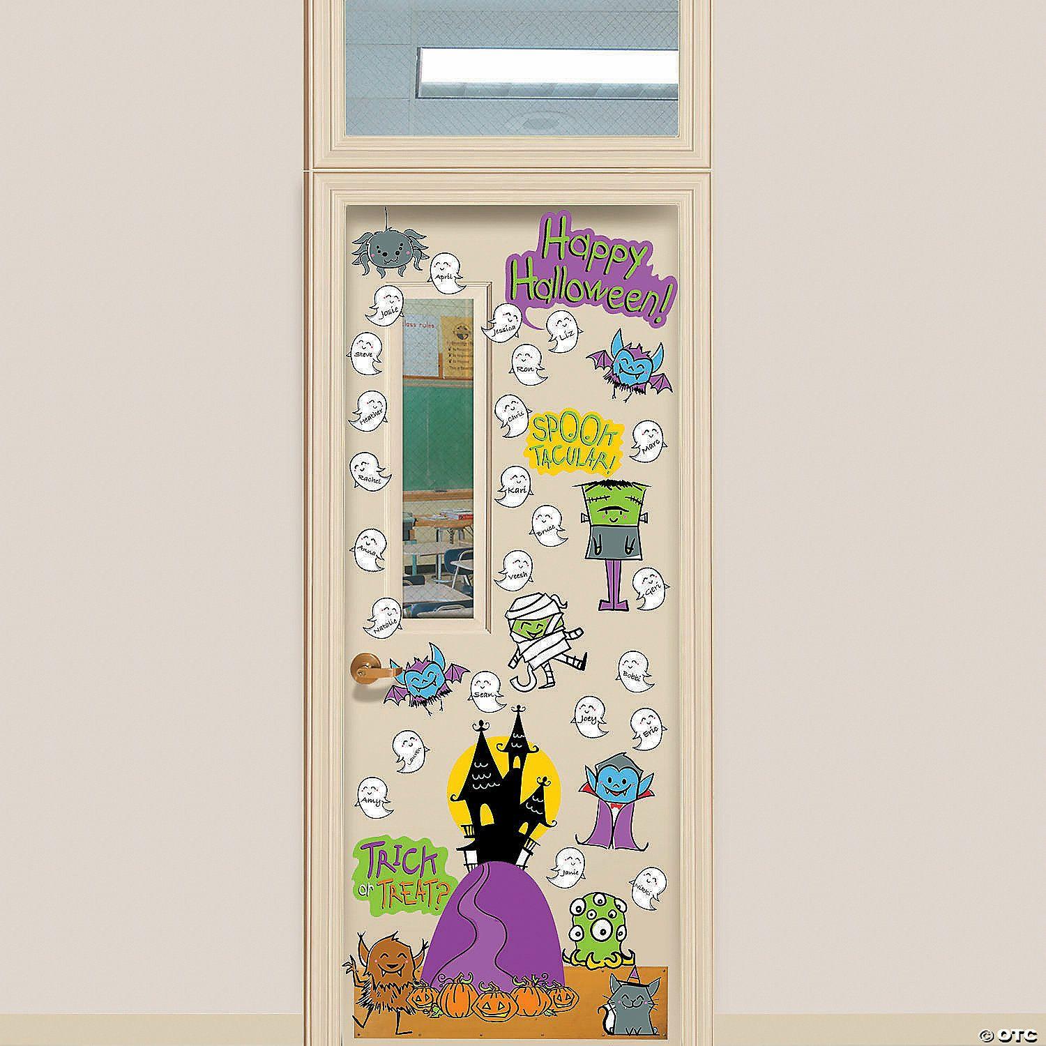 Door Decorations | Halloween Door Decorating Kit – 30 Pc.