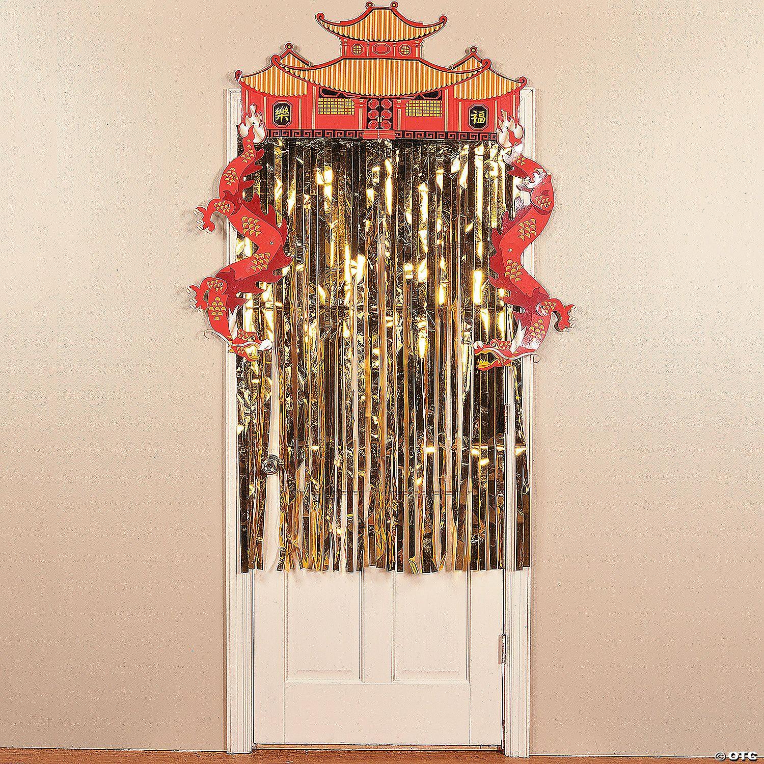 Door Decorations | Lunar New Year Chinese Dragon Door Curtain