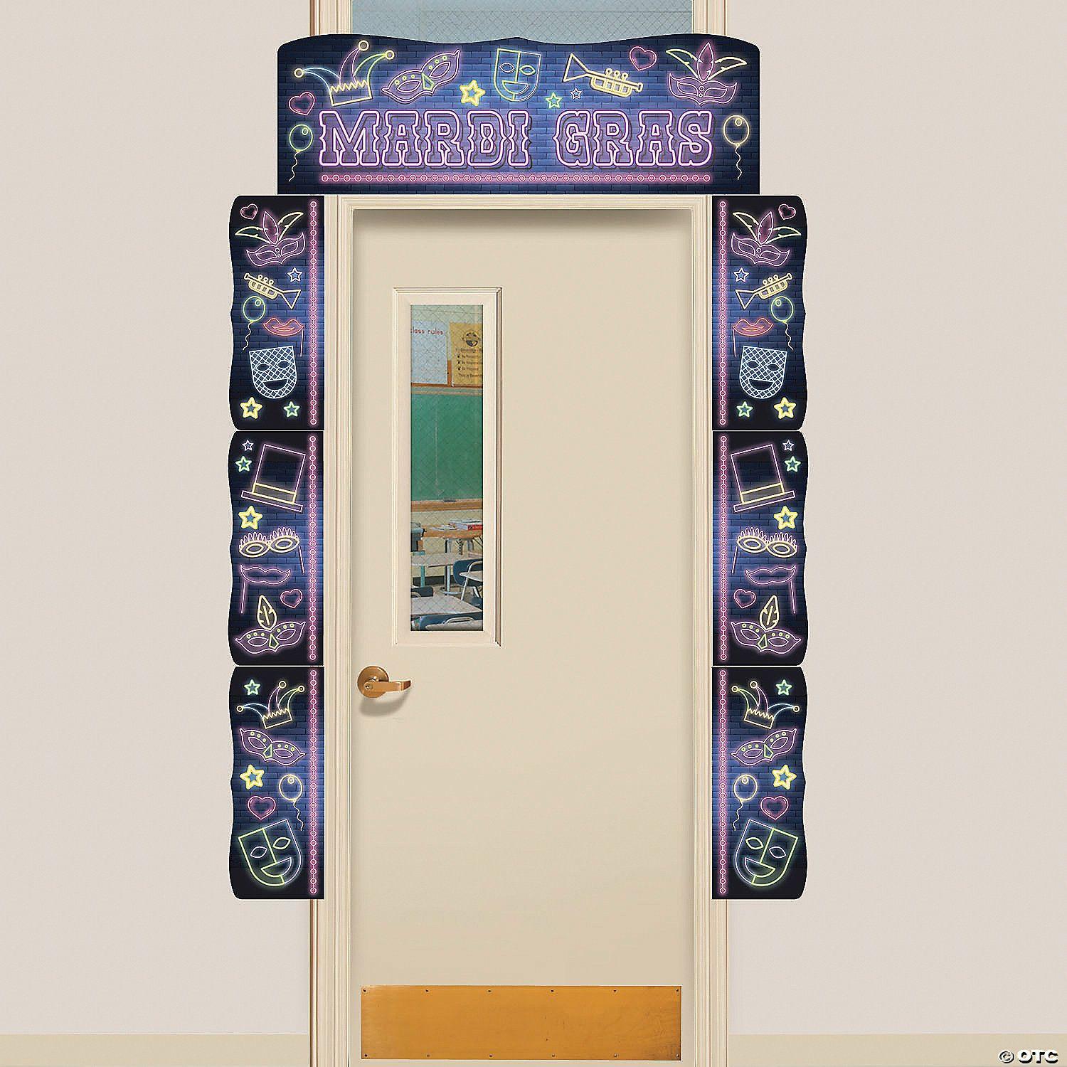 Door Decorations | Mardi Gras Door Border