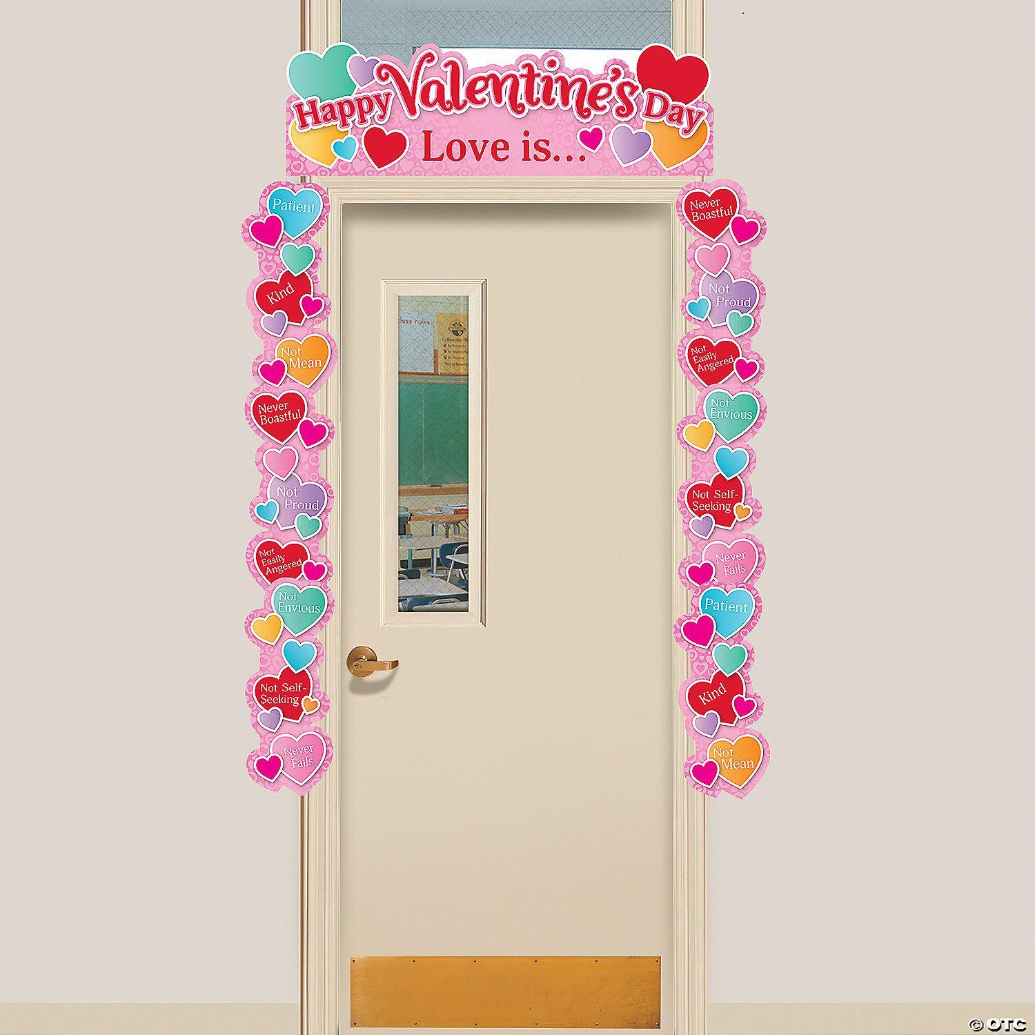 Door Decorations | Religious Valentine’s Day Door Border