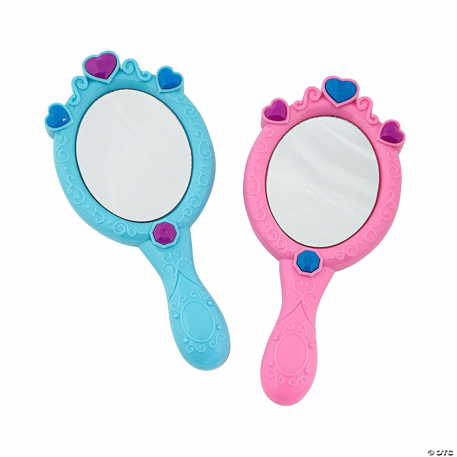 Dramatic Play | Handheld Princess Mirrors – 6 Pc.