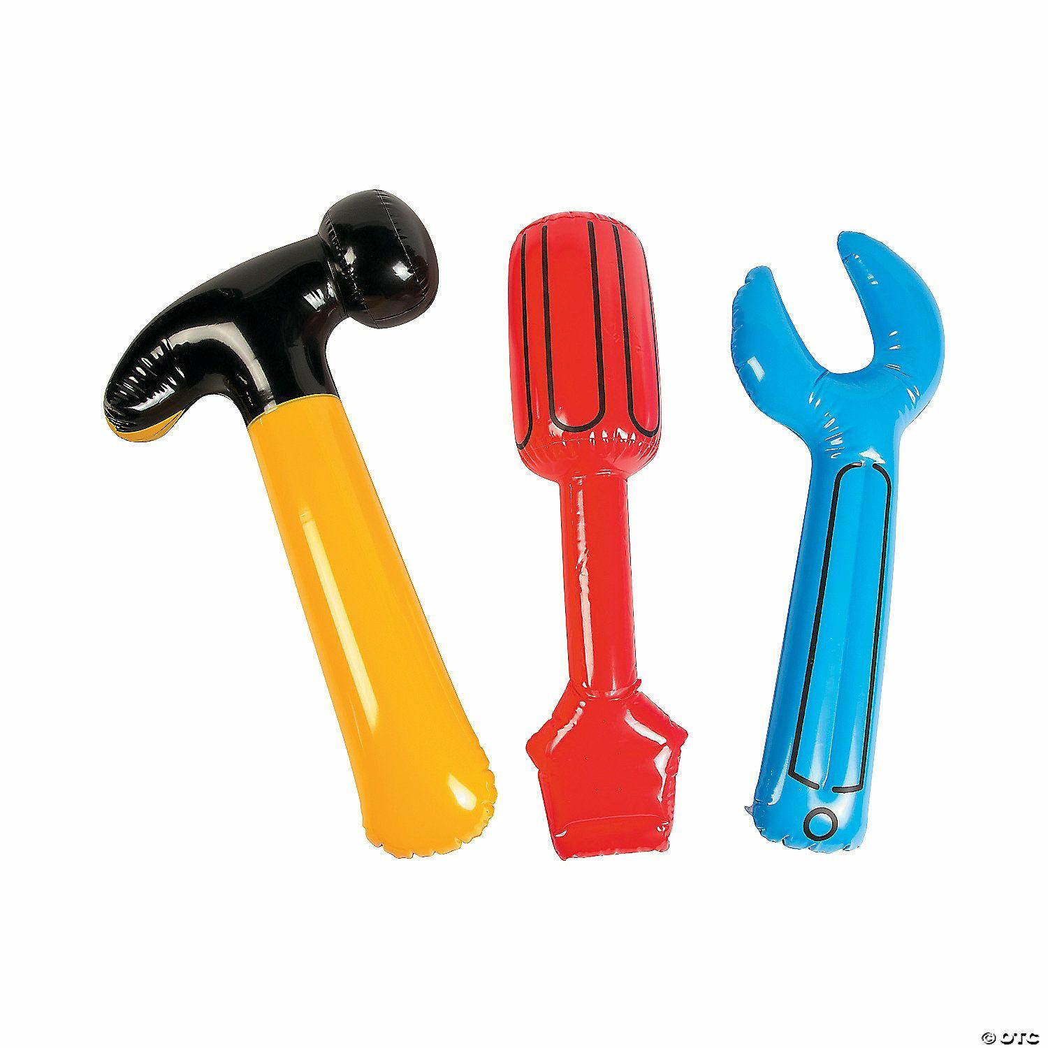 Dramatic Play | Inflatable Bright Toy Tools – 3 Pc.