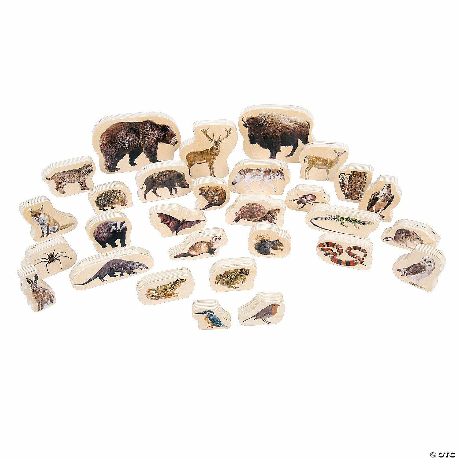 Dramatic Play | Learning Advantage™ Forest Animal Blocks – 30 Pc.