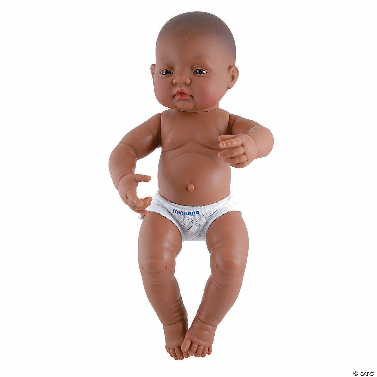 Dramatic Play | Miniland Educational Hispanic Boy Anatomically Correct Newborn Doll