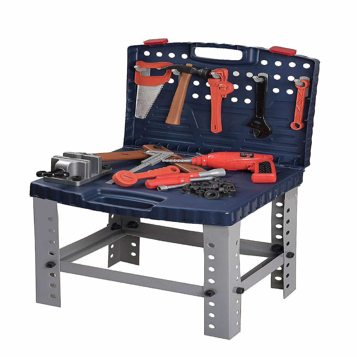 Dramatic Play | Toy Tool Set Workbench for Toddlers and Children