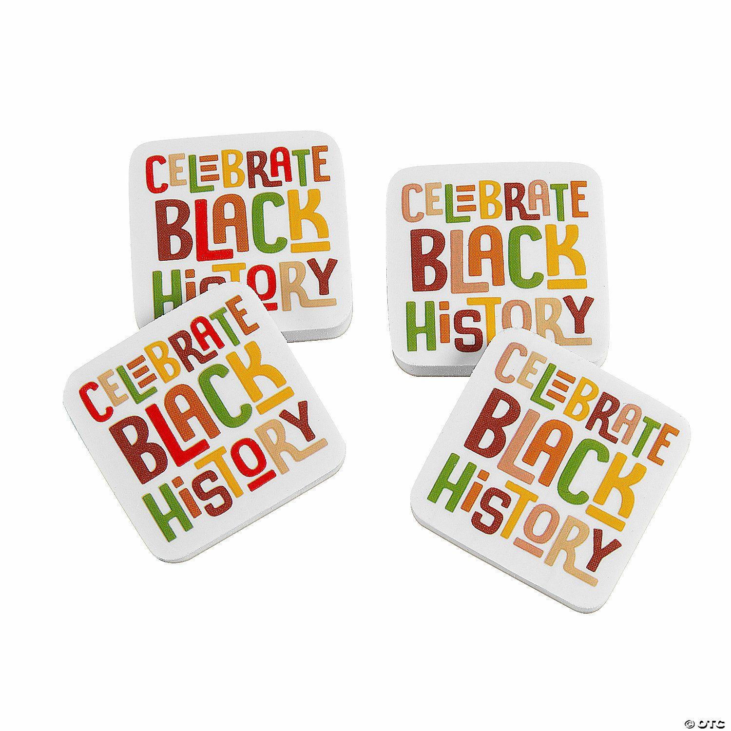 Erasers | Celebrate Black History Erasers – 24 Pc.