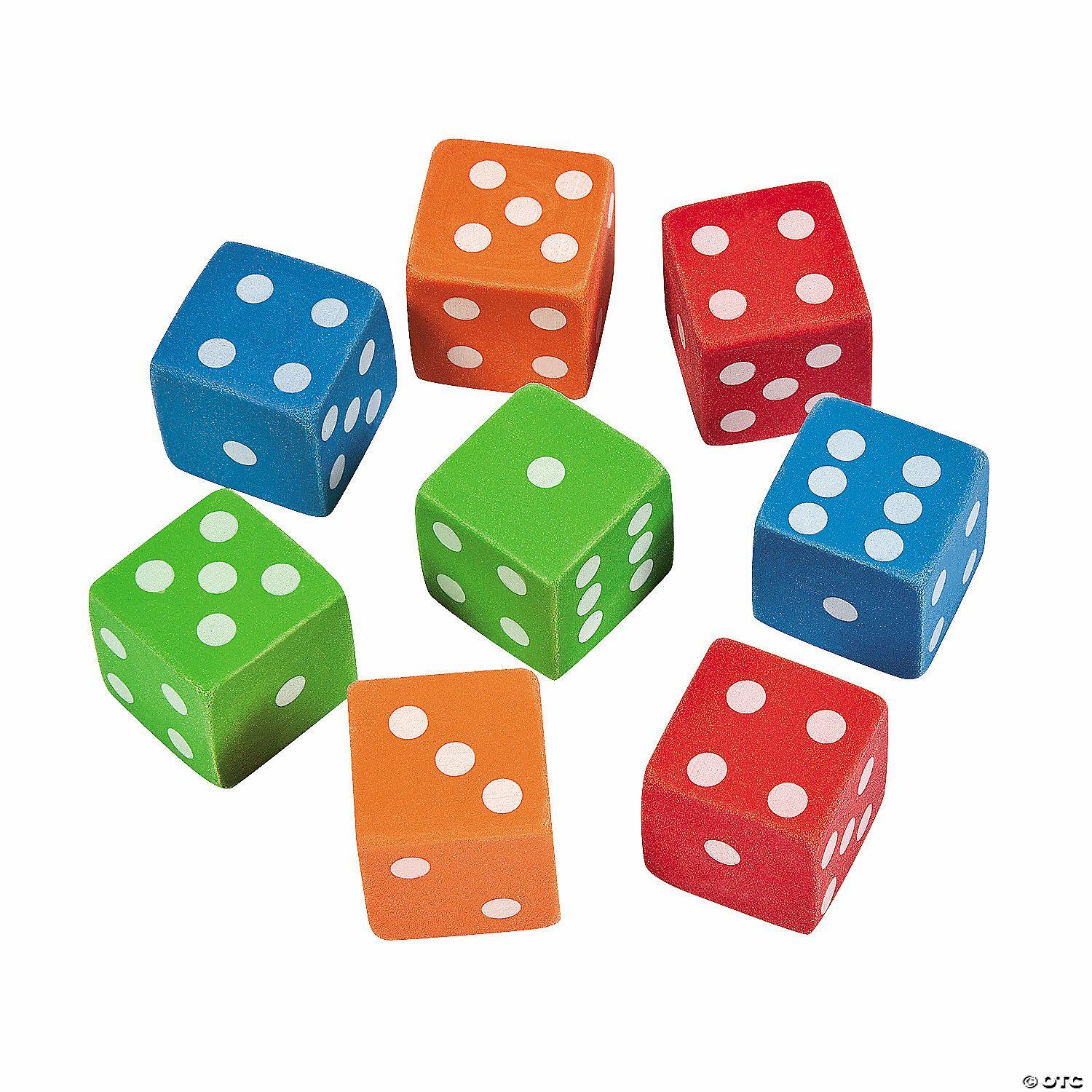 Erasers | Mini Dice Erasers – 12 Pc.