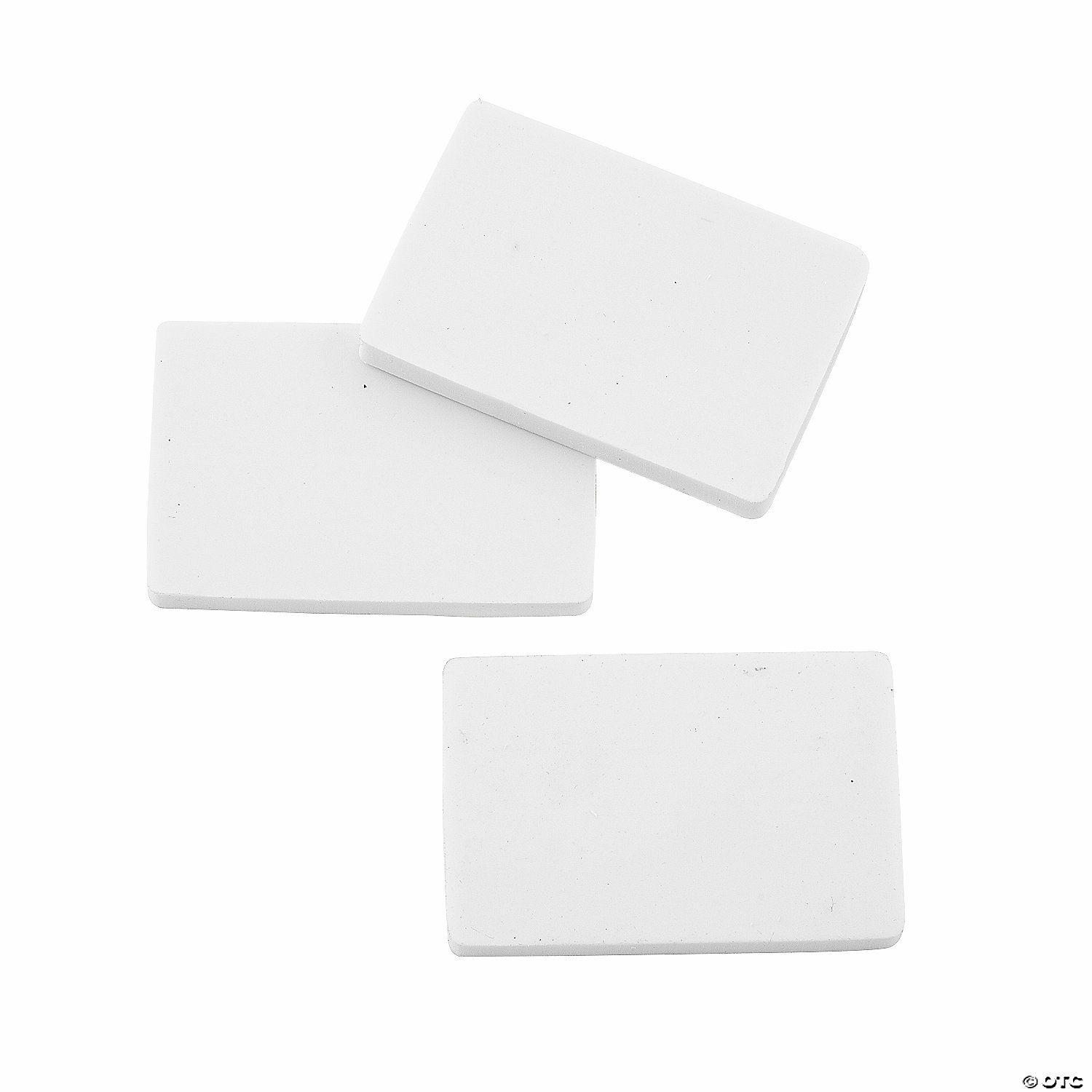 Erasers | White Erasers – 24 Pc.