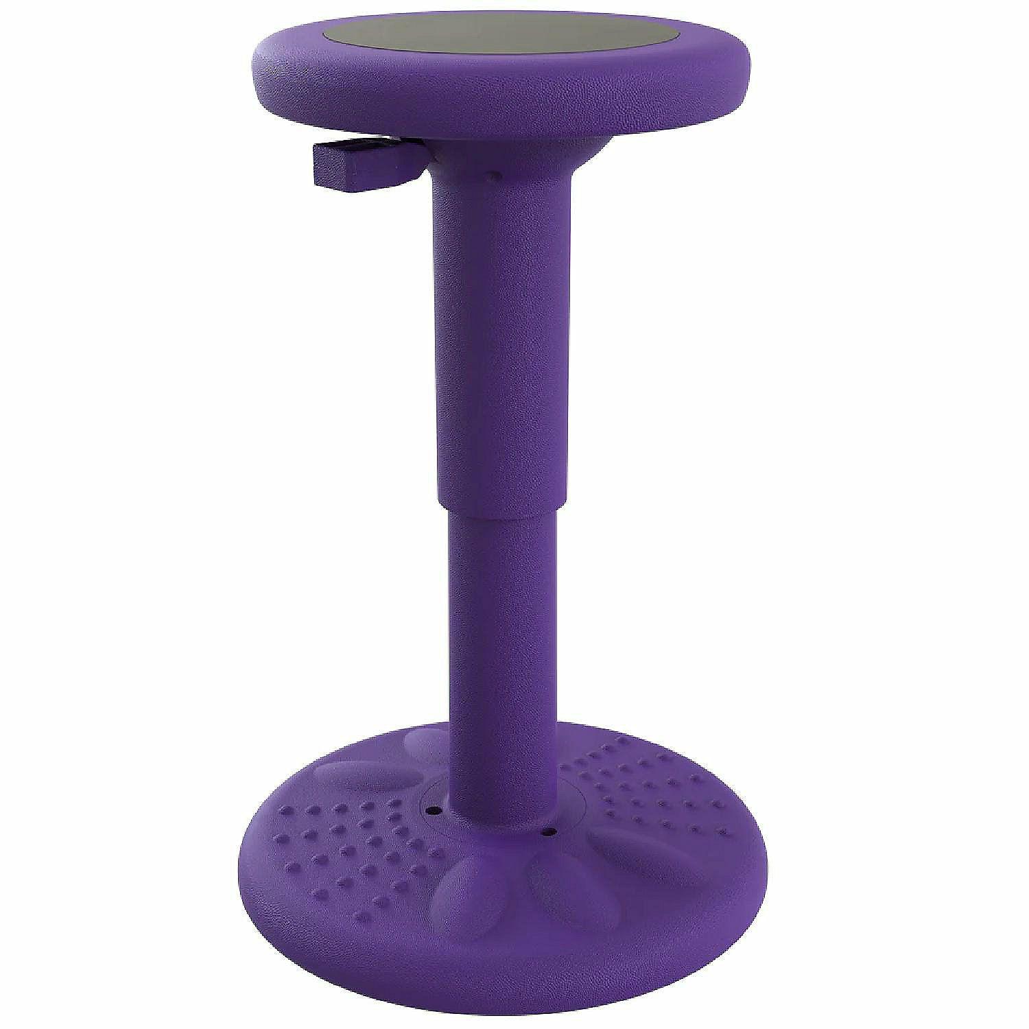 Flexible Seating | Active Chairs Adjustable Wobble Stool for Kids, Flexible Seating Improves Focus and Helps ADD/ADHD,  16.65-23.75-Inch Chair, Ages 13-18, Purple