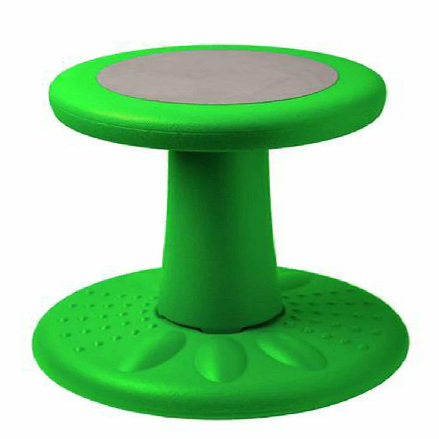 Flexible Seating | Active Chairs Wobble Stool for Kids, Flexible Seating Improves Focus and Helps ADD/ADHD, 14-Inch Preschool Chair, Ages 3-7, Green