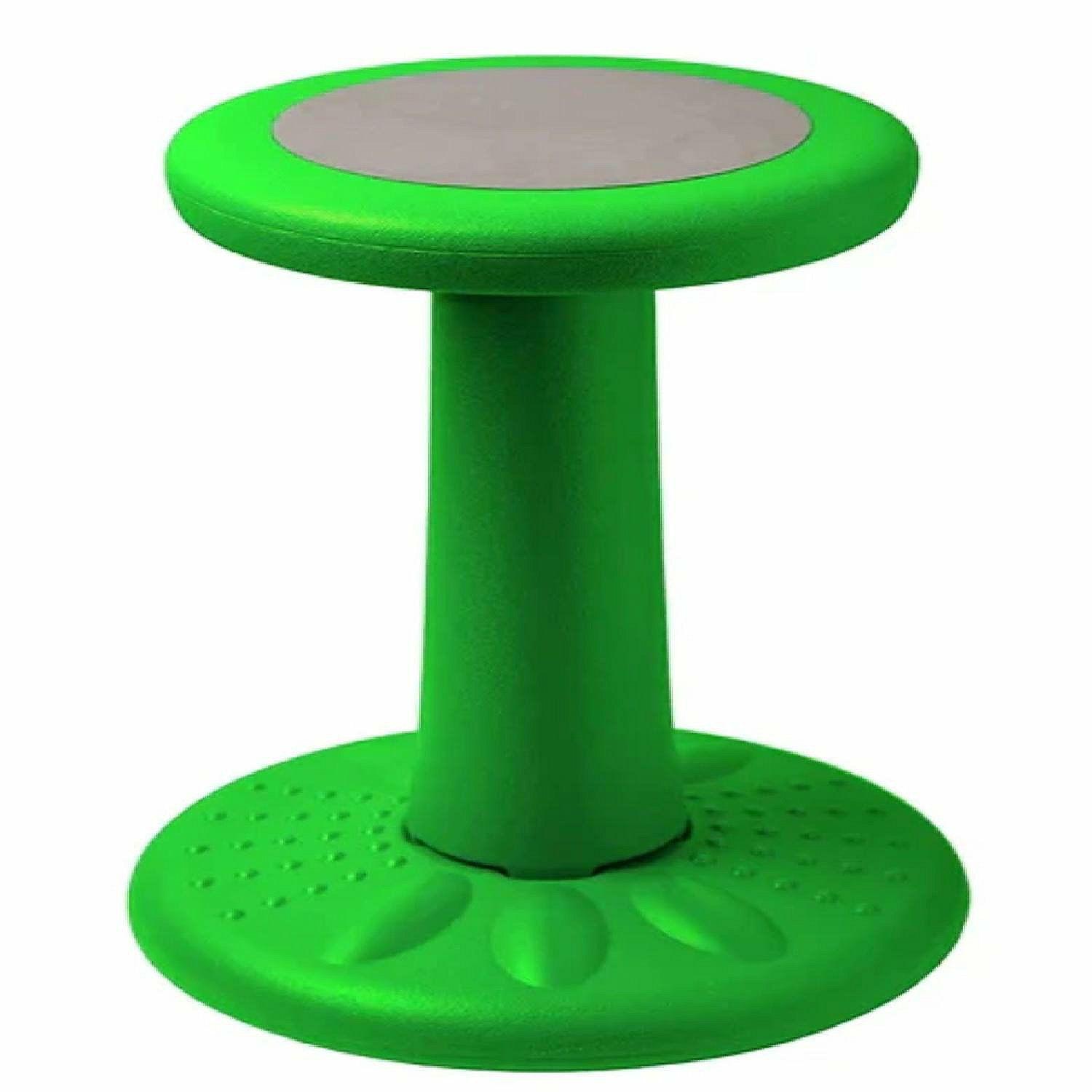 Flexible Seating | Active Chairs Wobble Stool for Kids, Flexible Seating Improves Focus and Helps ADD/ADHD,  17.75-Inch Pre-Teen Chair, Ages 7-12, Green