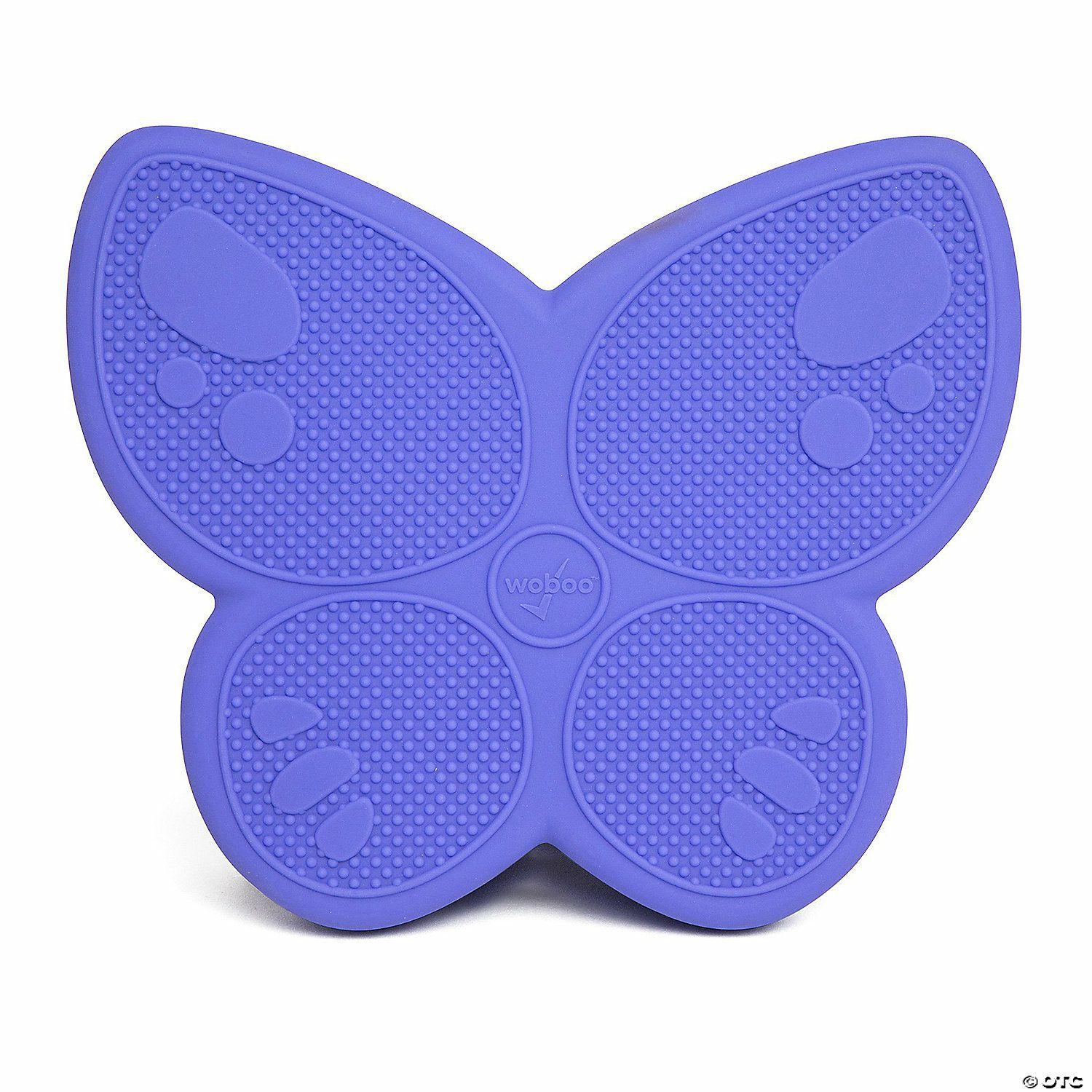 Flexible Seating | Bouncyband Wiggle Seat Sensory Cushion, Purple Butterfly