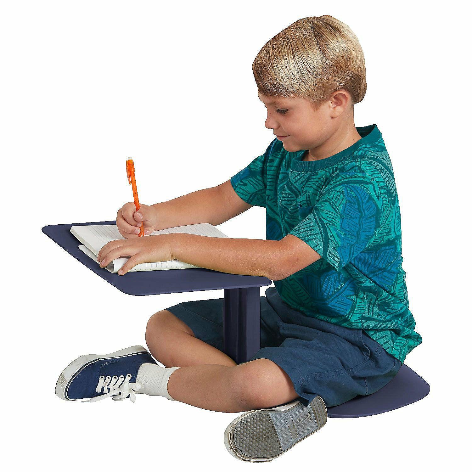 Flexible Seating | ECR4Kids The Surf Portable Lap Desk, Flexible Seating, Navy, 10-Pack