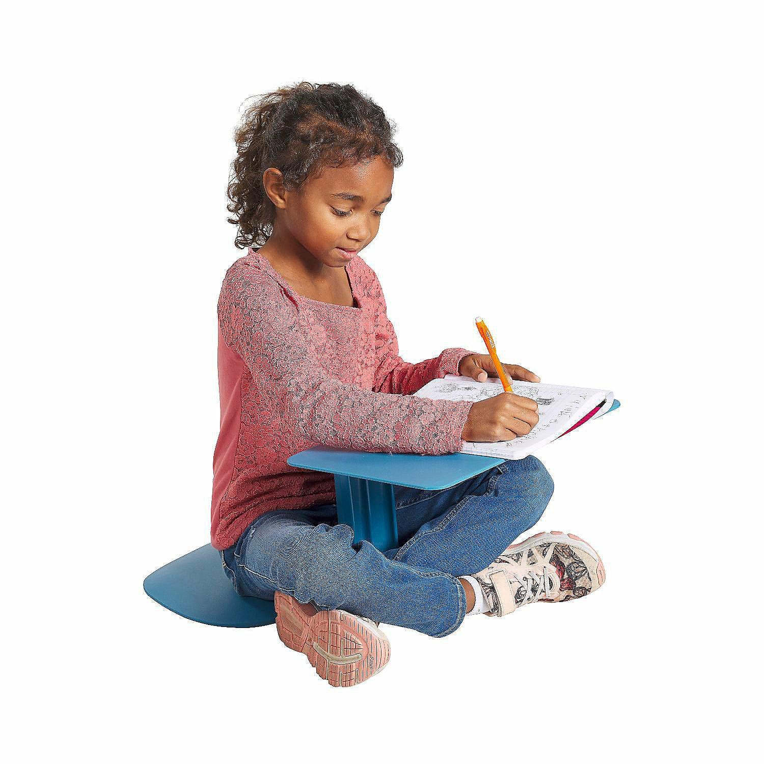 Flexible Seating | ECR4Kids The Surf Portable Lap Desk, Flexible Seating, Peacock Blue, 10-Pack