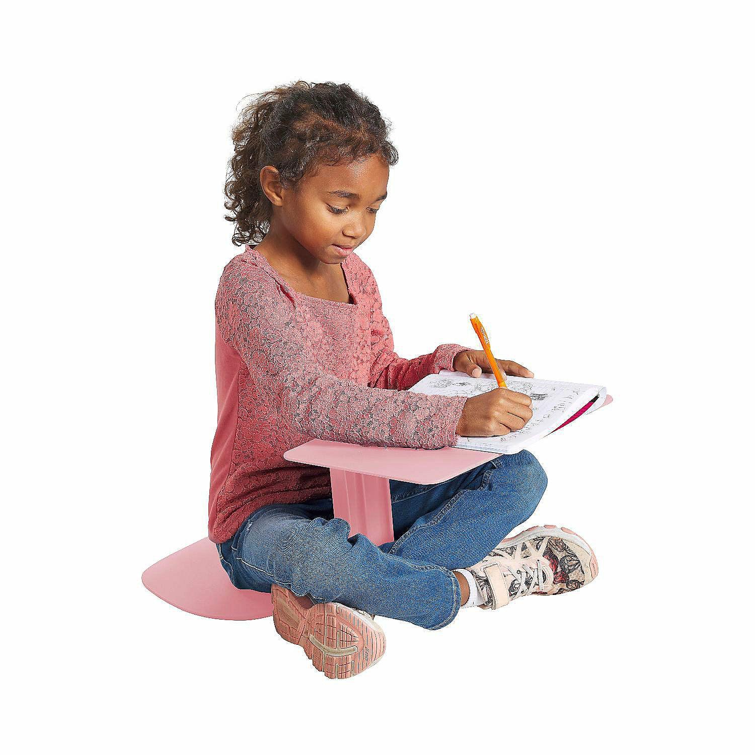 Flexible Seating | ECR4Kids The Surf Portable Lap Desk, Pink, 10-Pack