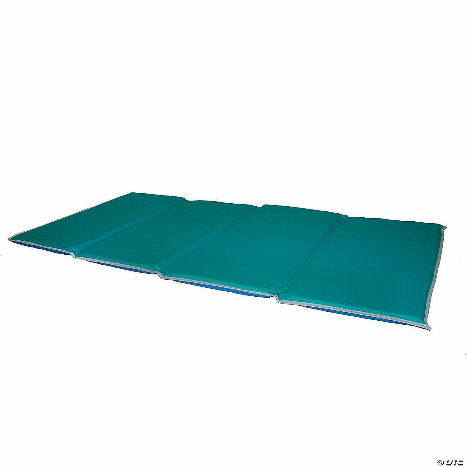 Flexible Seating | Heavy-Duty Nap Kindermat, 1 X 24 X 48 Inches, Blue-Teal