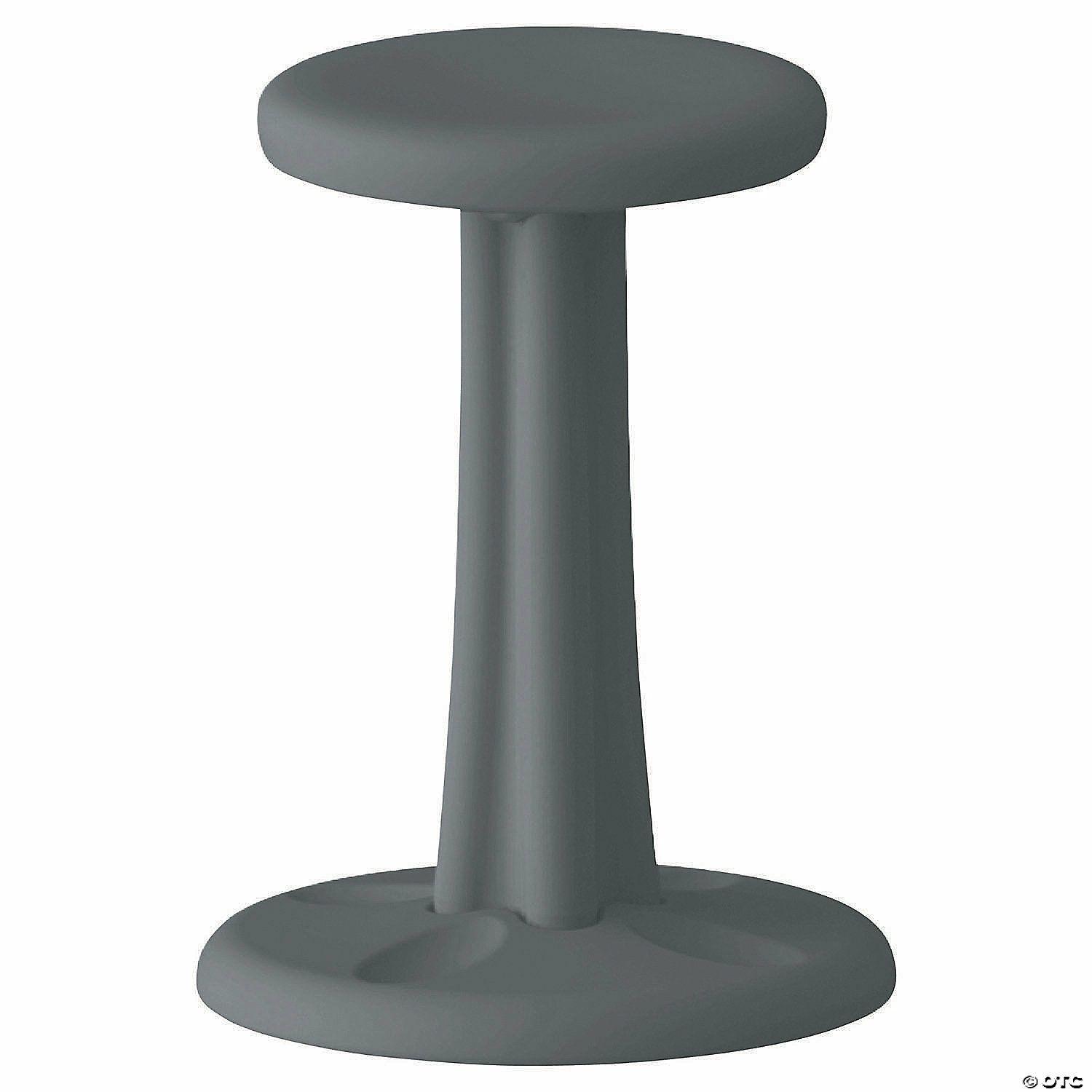 Flexible Seating | Teen Kore Dark Grey Wobble Stool, 18.7″ Dark Grey