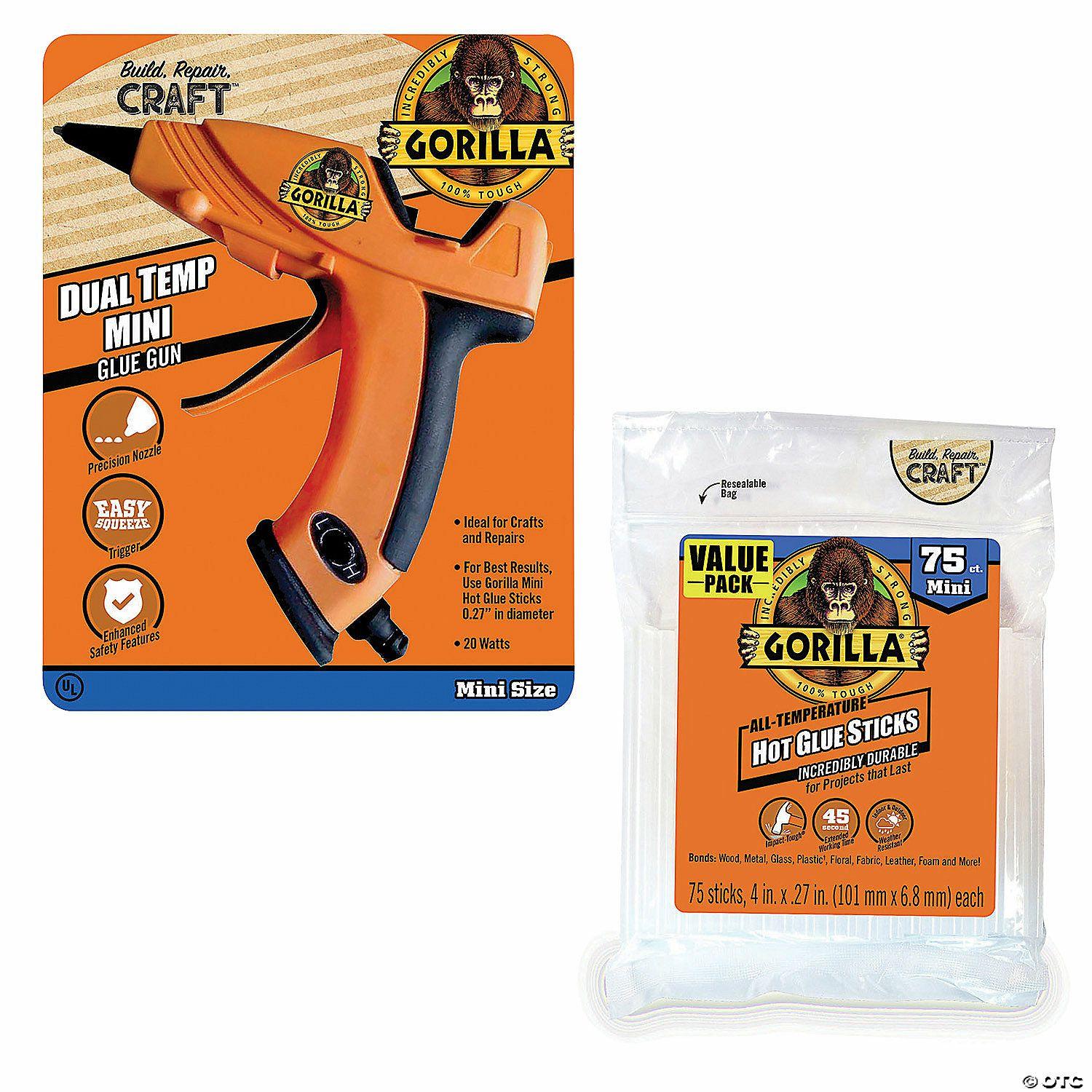 Glue & Adhesives | Gorilla Glue Gun Supply Kit – 76 Pc.