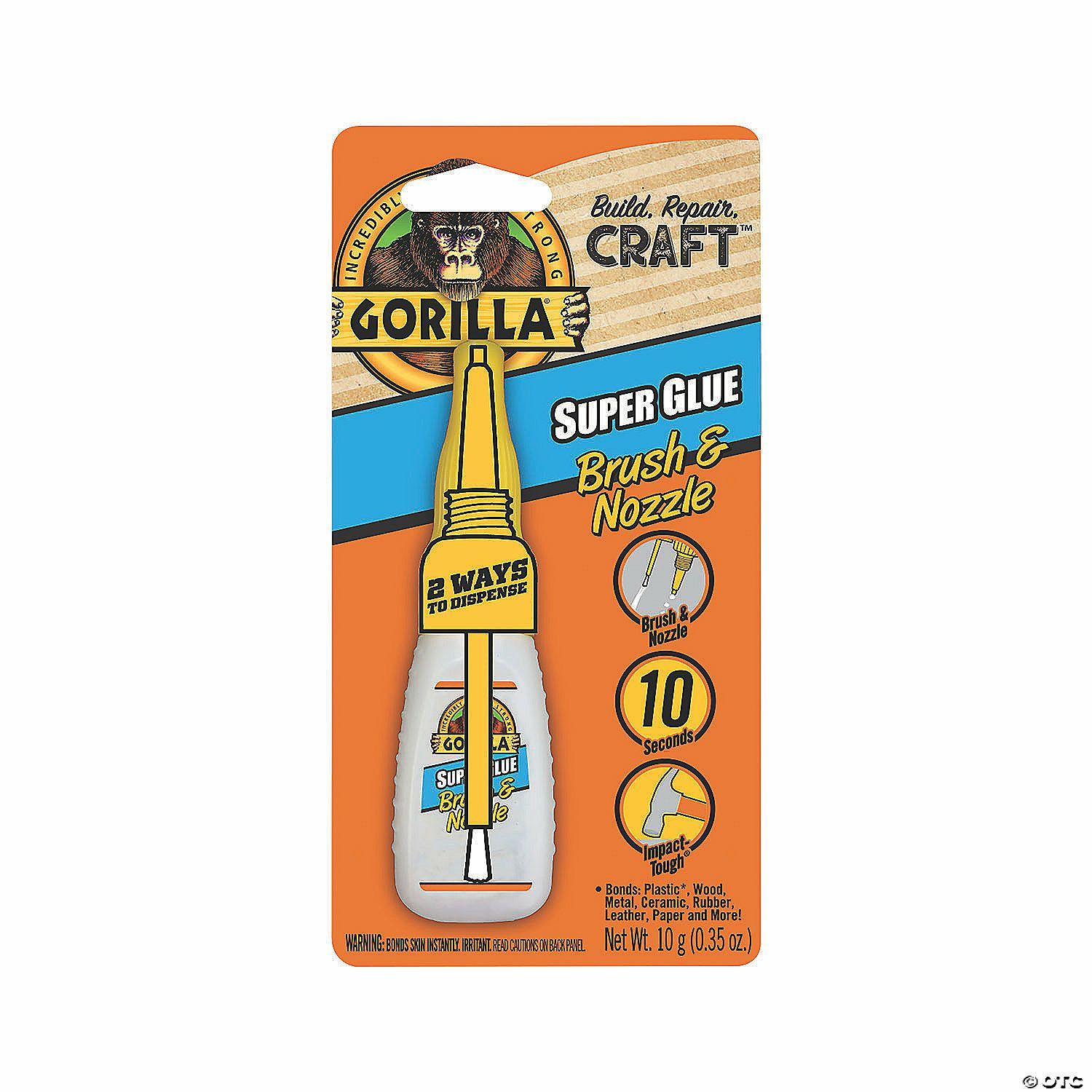 Glue & Adhesives | Gorilla Super Glue Brush & Nozzle