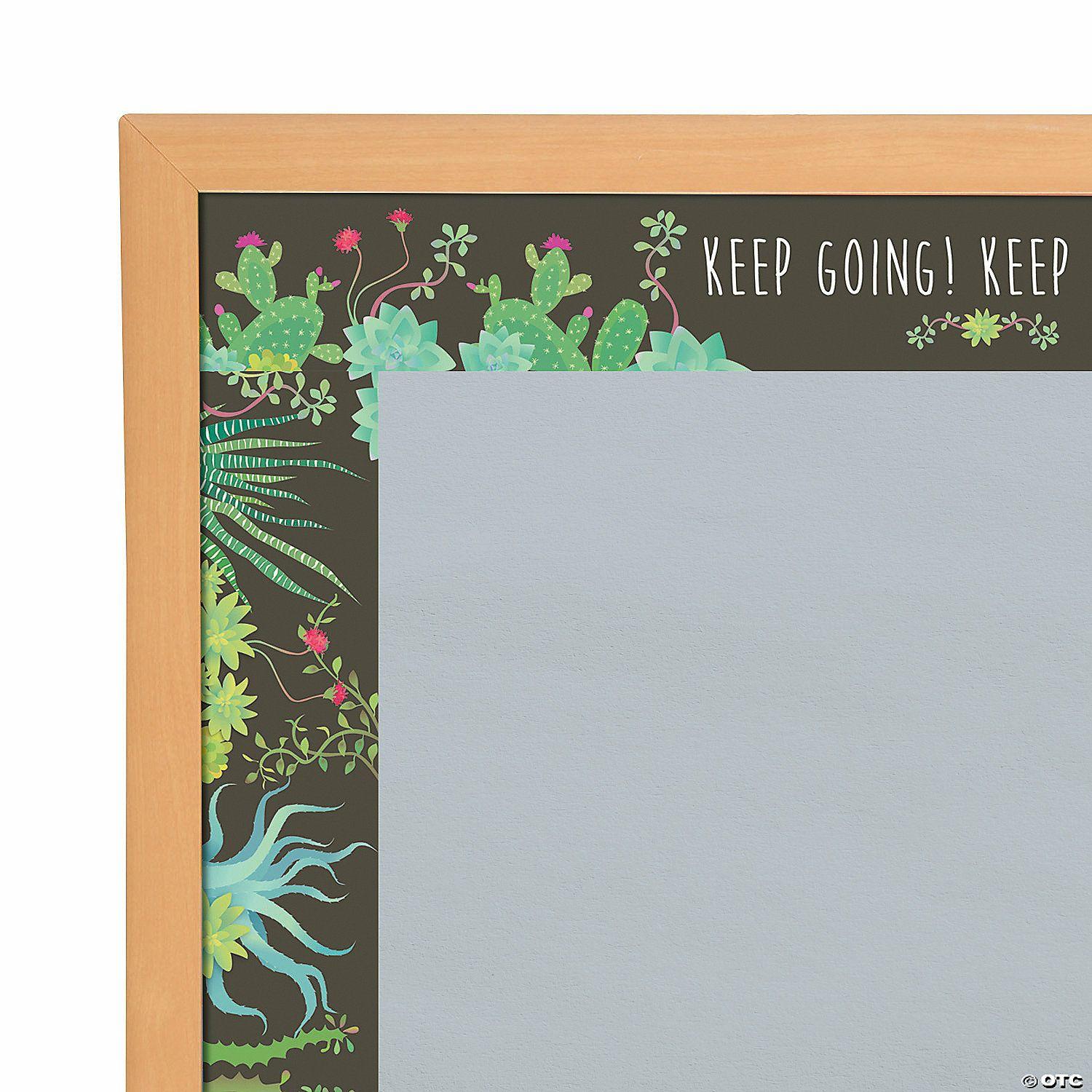 Growth Mindset | Barker Creek® Double-Sided Prickles Cactus Bulletin Board Borders – 12 Pc.