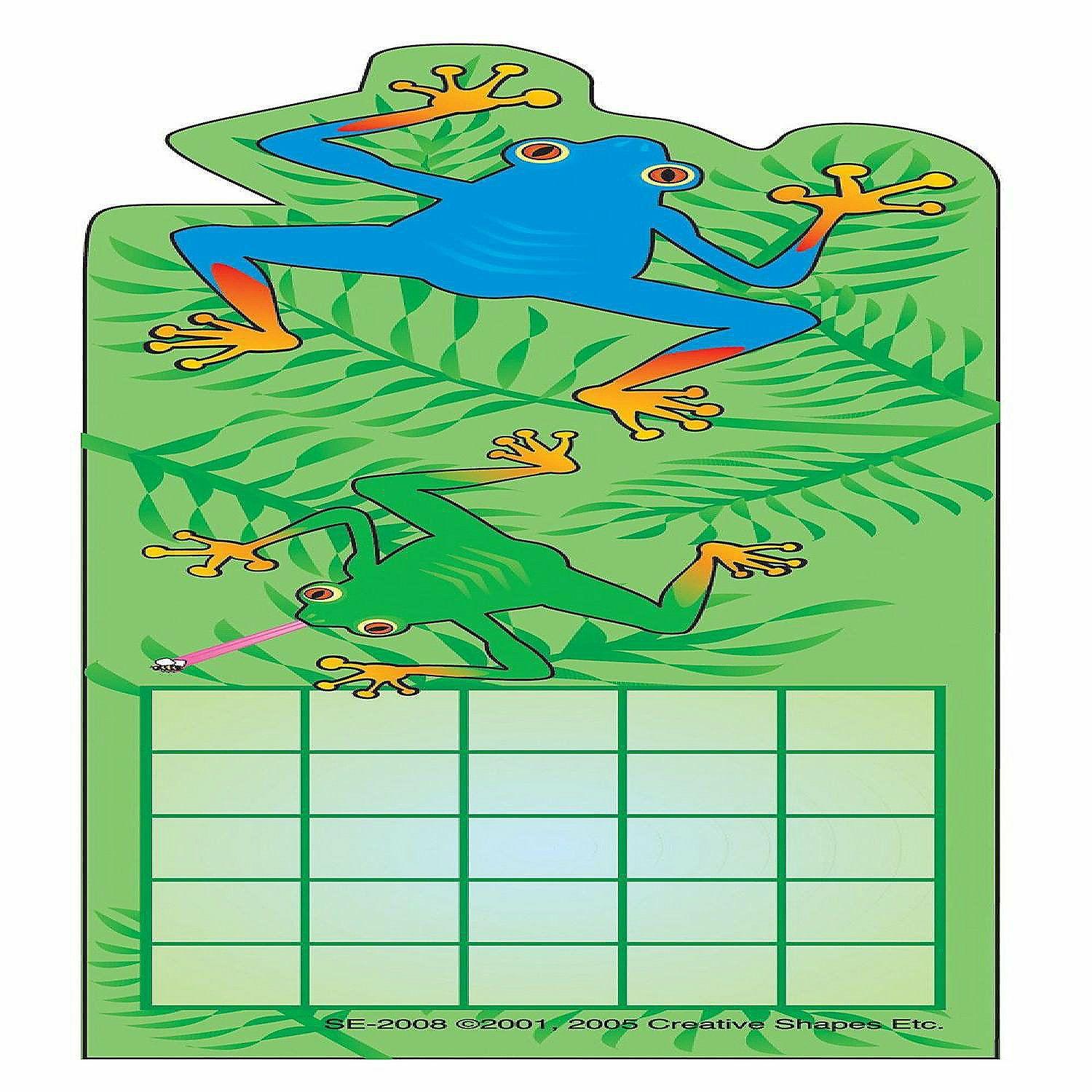 Language Arts | Creative Shapes Etc. – Personal Incentive Chart – Tree Frog