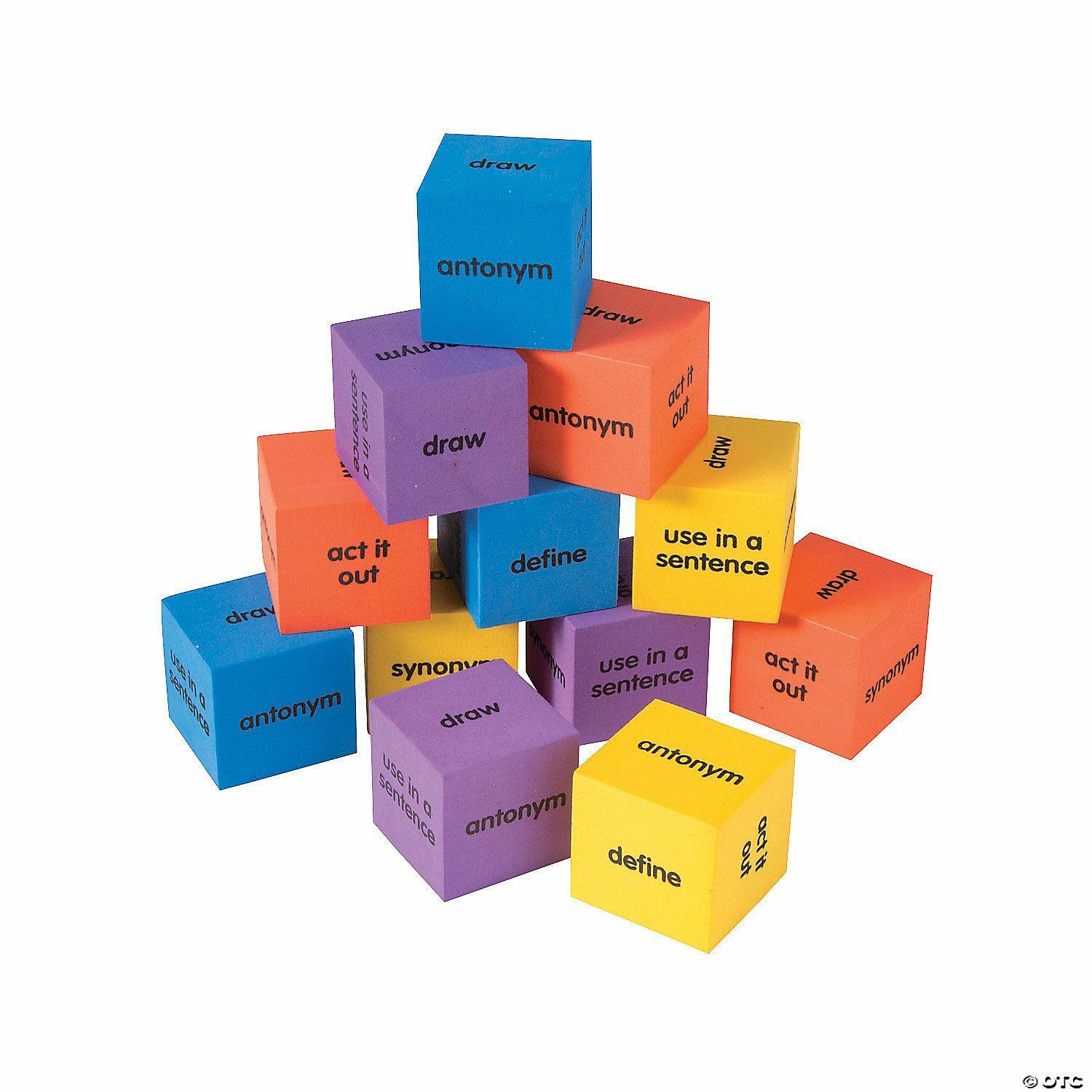 Language Arts | Vocabulary Dice – 12 Pc.