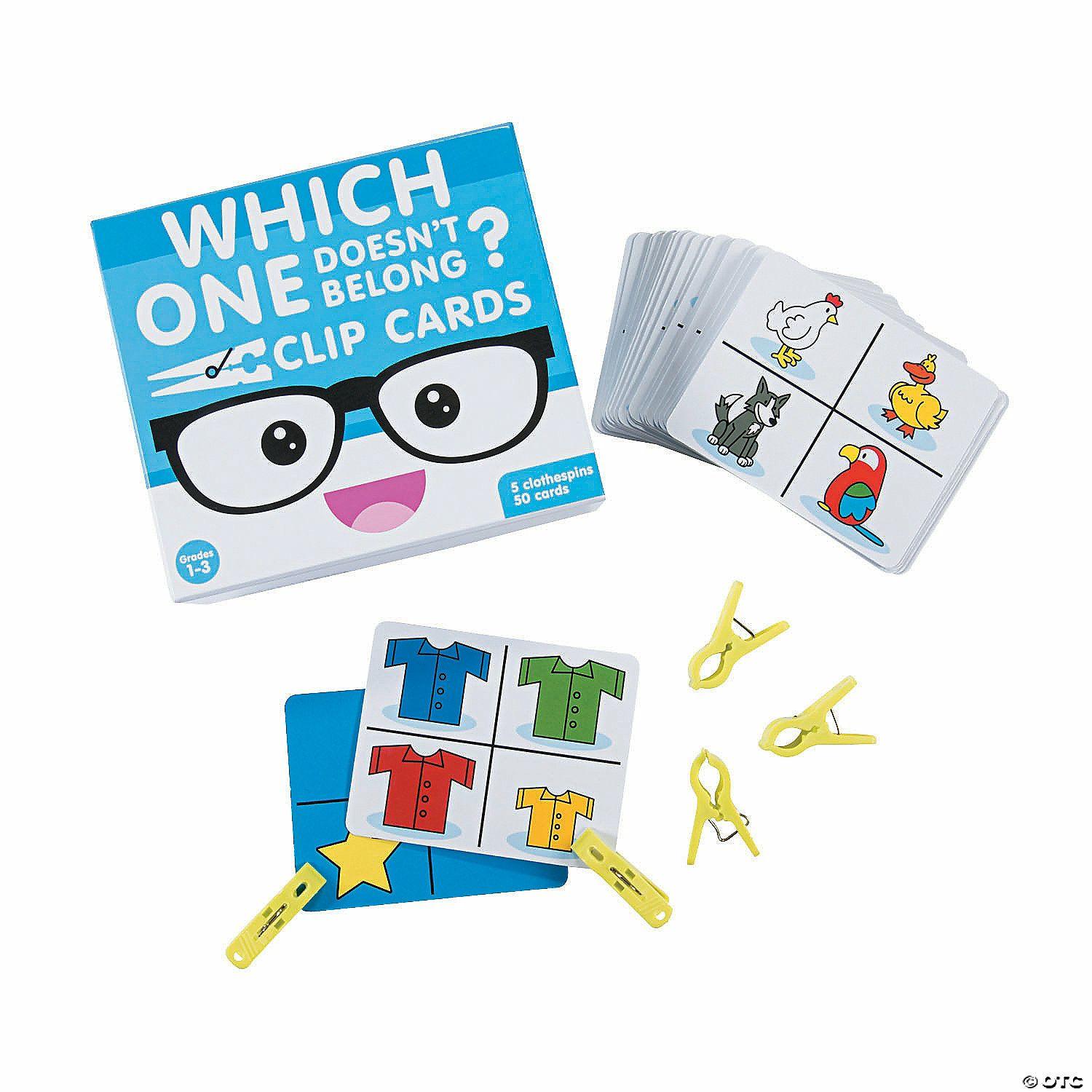 Language Arts | Which One Doesn&’t Belong? Clip Cards