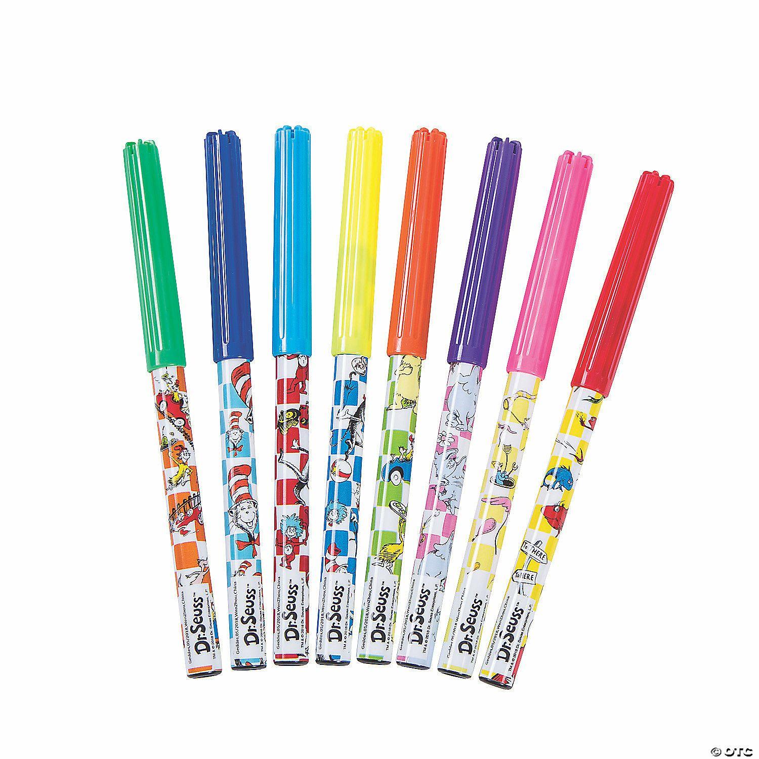 Markers | 8-Color Fine Tip Washable Markers – 12 Sets