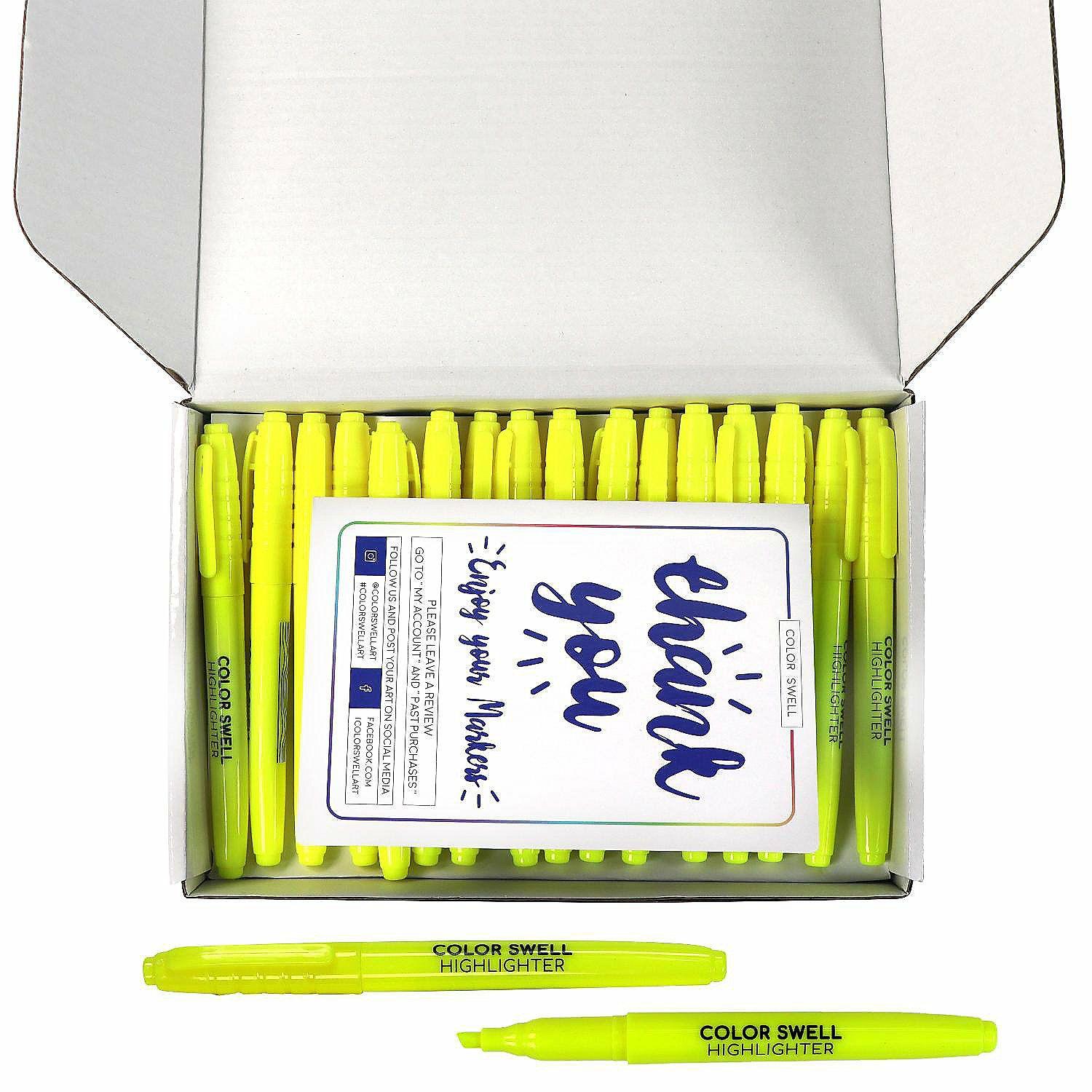 Markers | Color Swell Yellow Highlighters 96 Pack