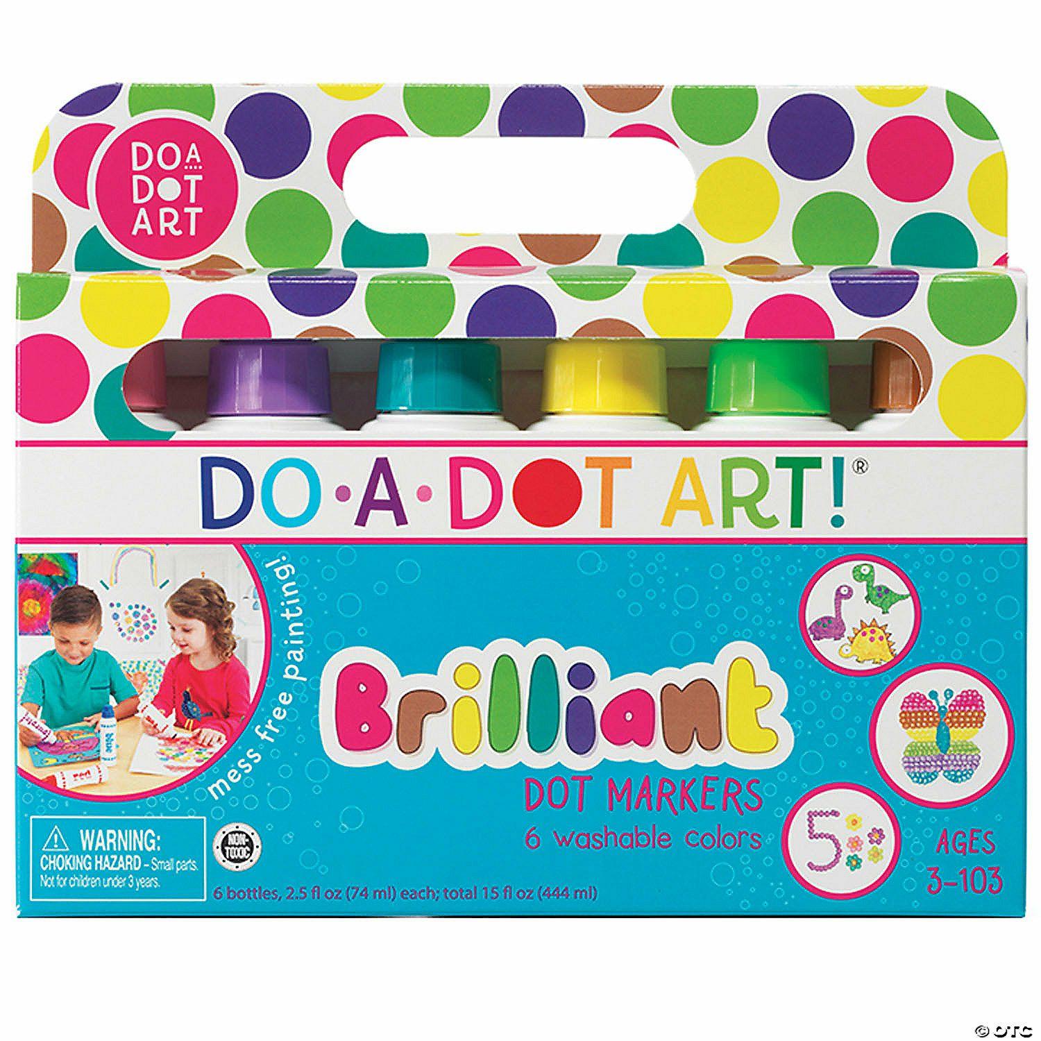 Markers | Do-A-Dot Art Washable Brilliant Dot Markers, 6 Colors