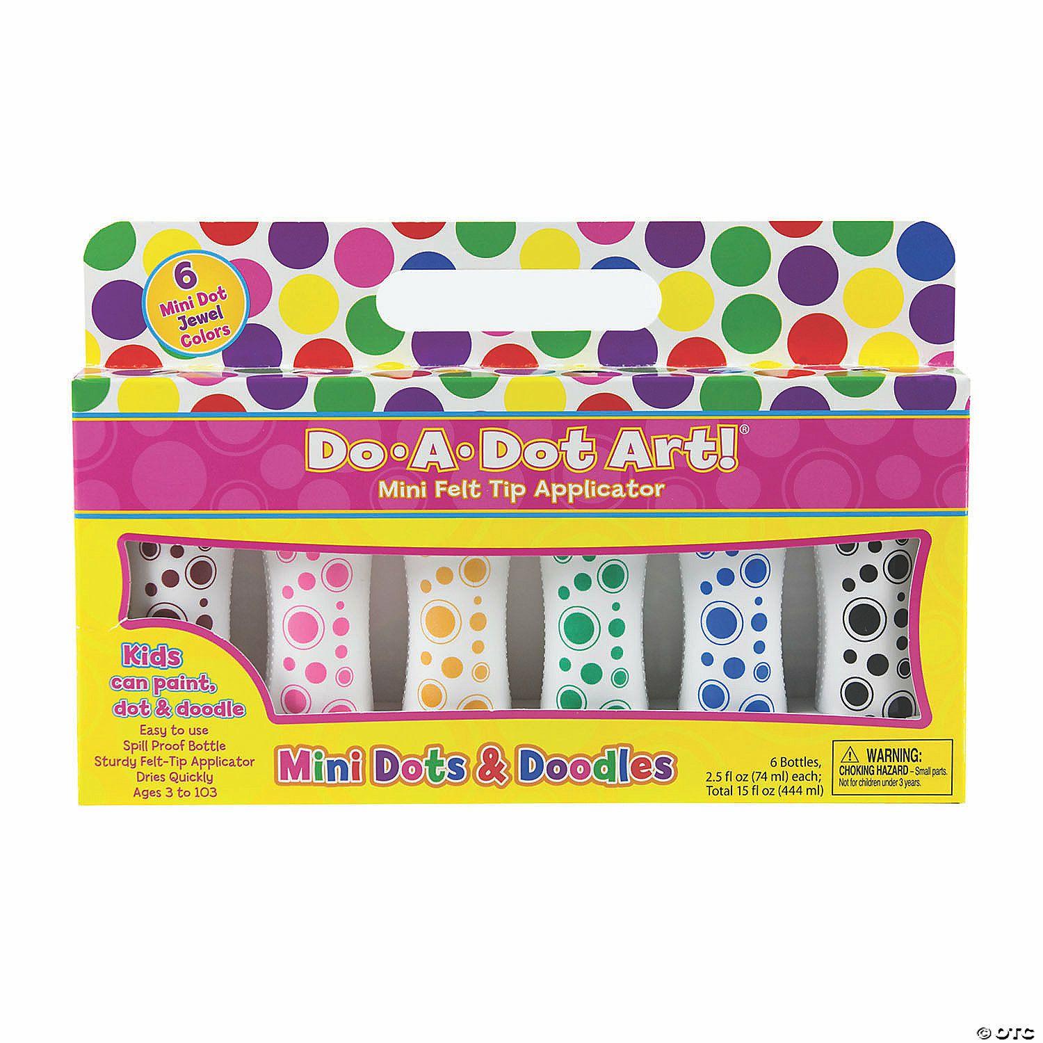 Markers | Do-A-Dot Art® Mini Jewel Tone Dot Markers, 6 Colors