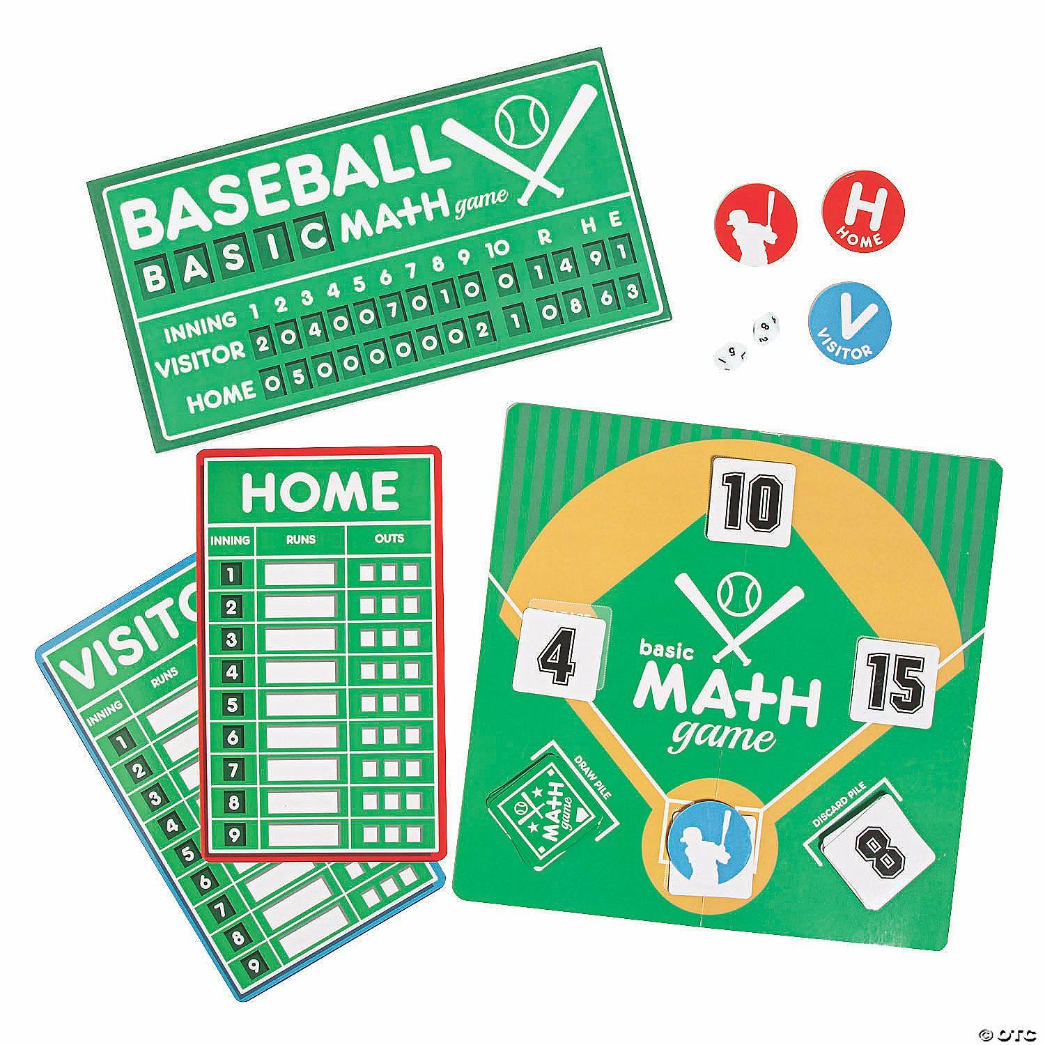 Math | Baseball Addition & Subtraction Game