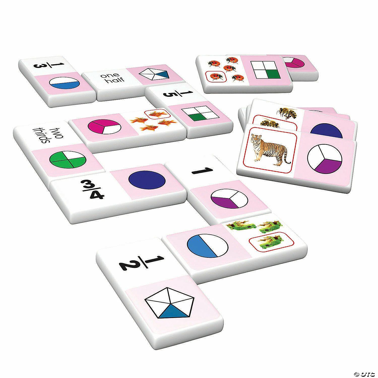 Math | Fraction Dominoes Set – 28 Pc.