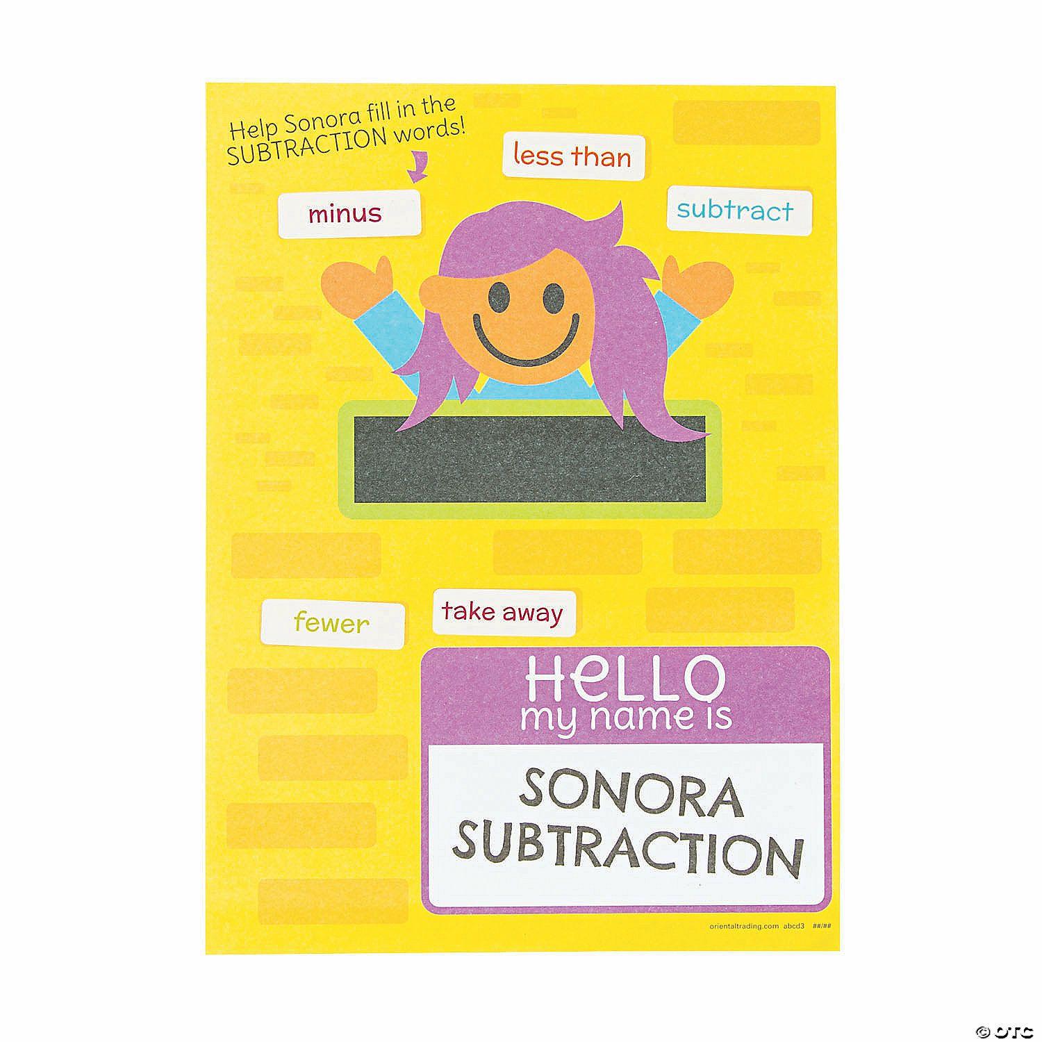 Math | Math Buddy Mini Sticker Scenes – 24 Pc.