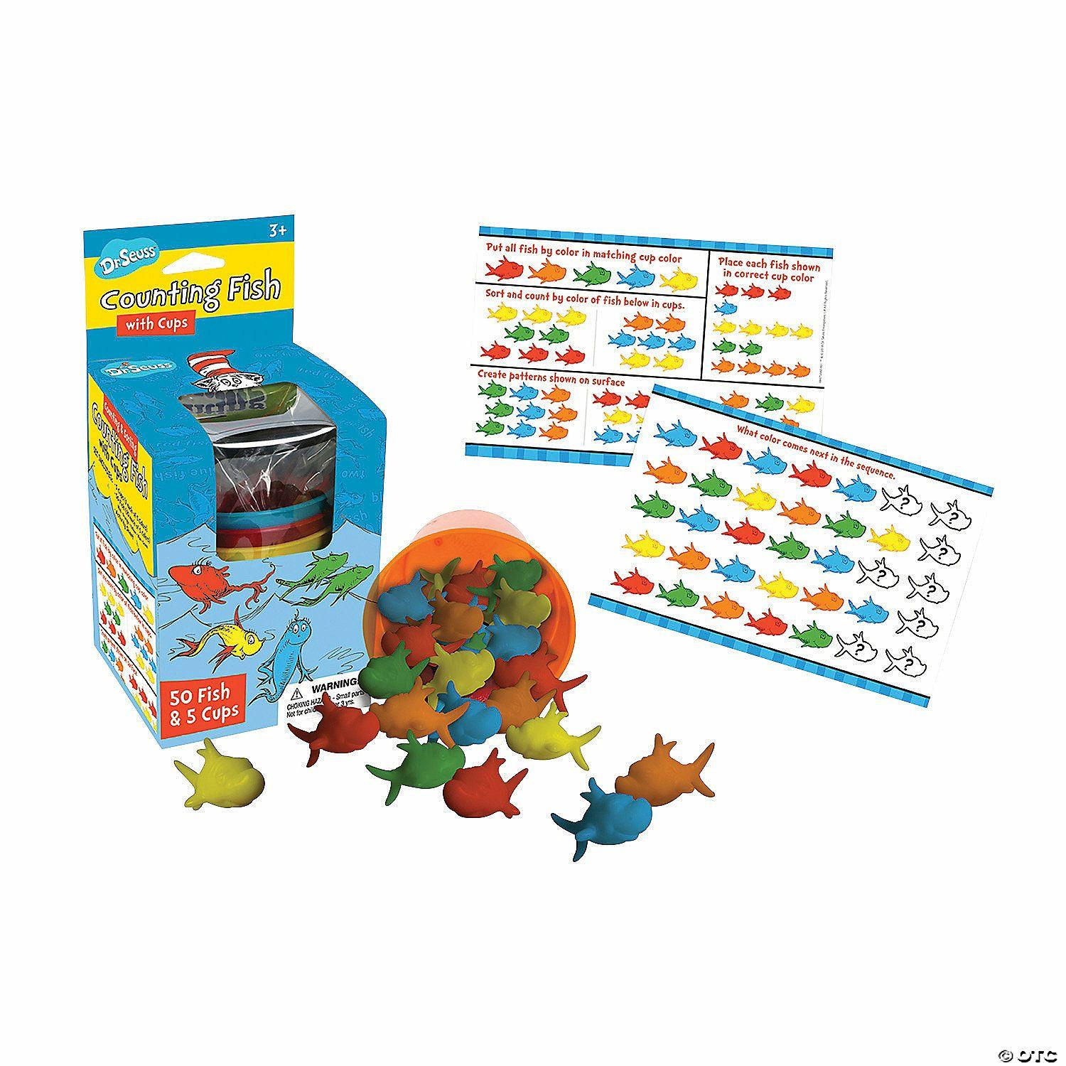 Math | One Fish, Two Fish, Red Fish, Blue Fish Math Counting Game