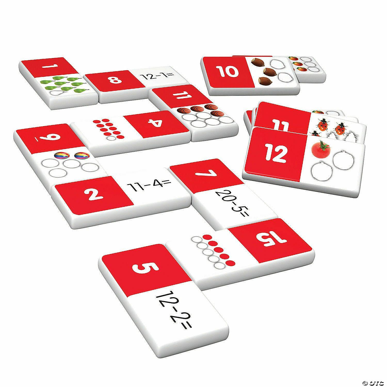 Math | Subtraction Dominoes Set – 28 Pc.