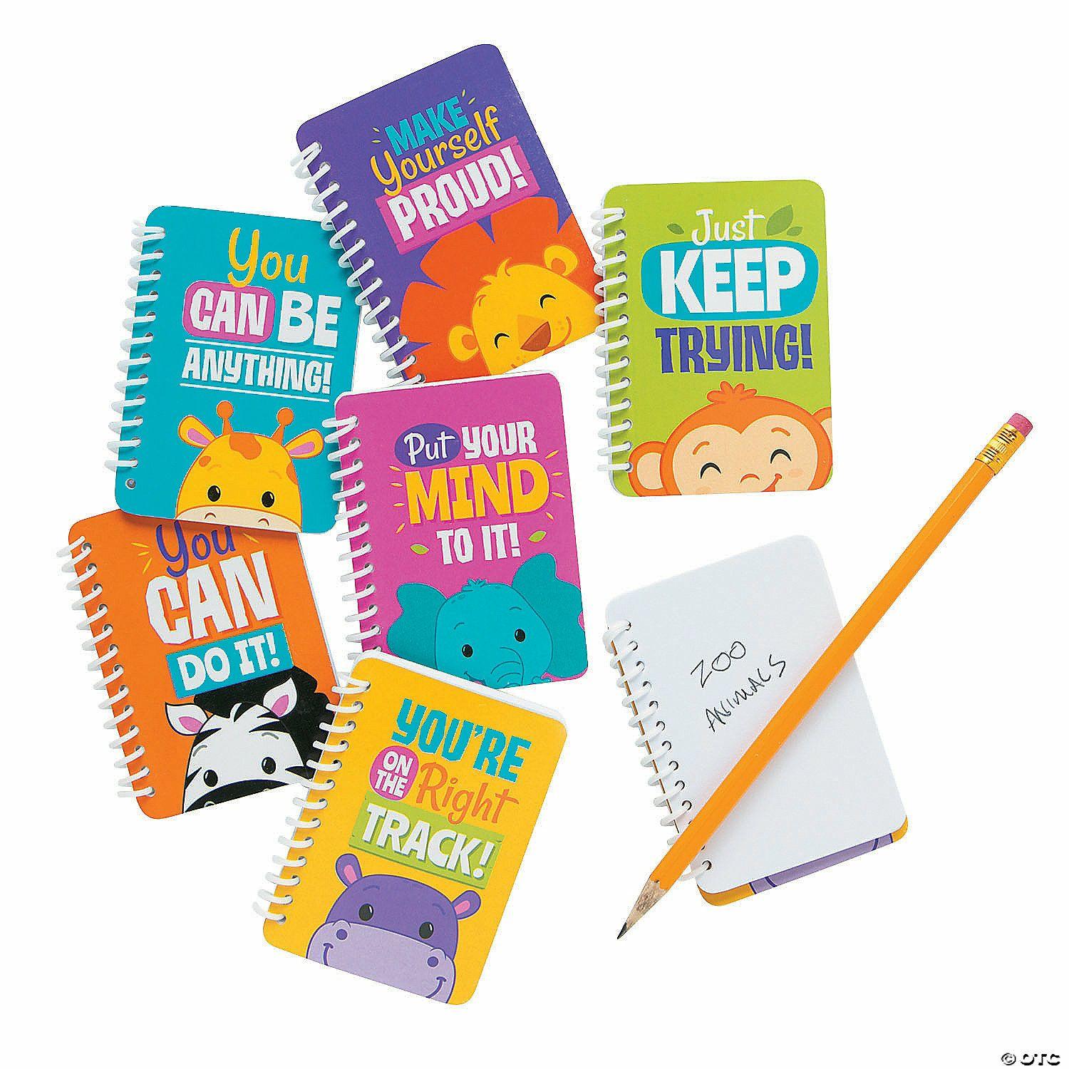 Notepads | 2 1/2″ x 3 1 2″ 30 pg. Jungle Mini Spiral Paper Notebooks – 24 Pc.