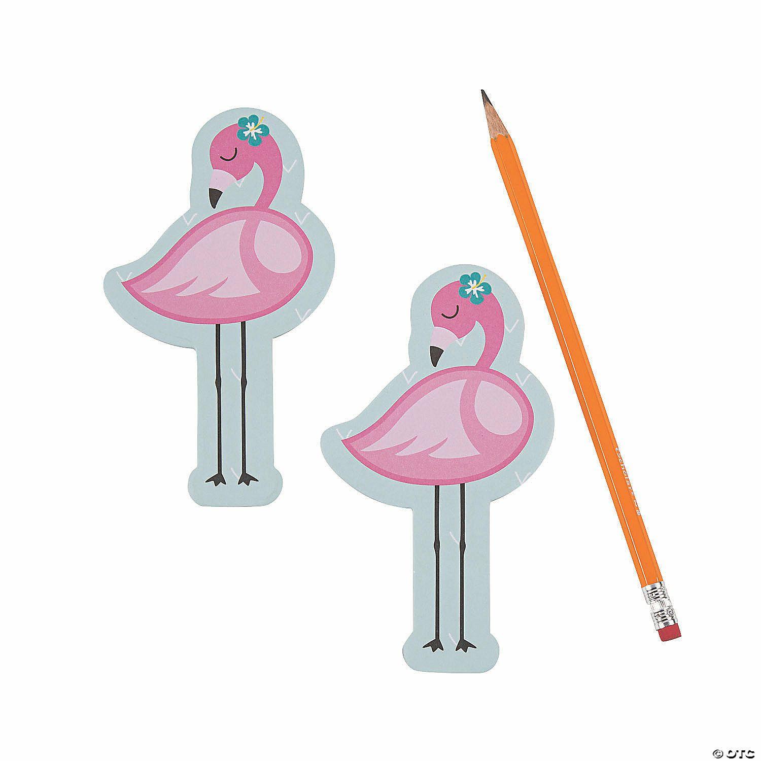 Notepads | 3″ x 5 1 4″ Pink Flamingo Paper Sticky Notes – 12 Pc.