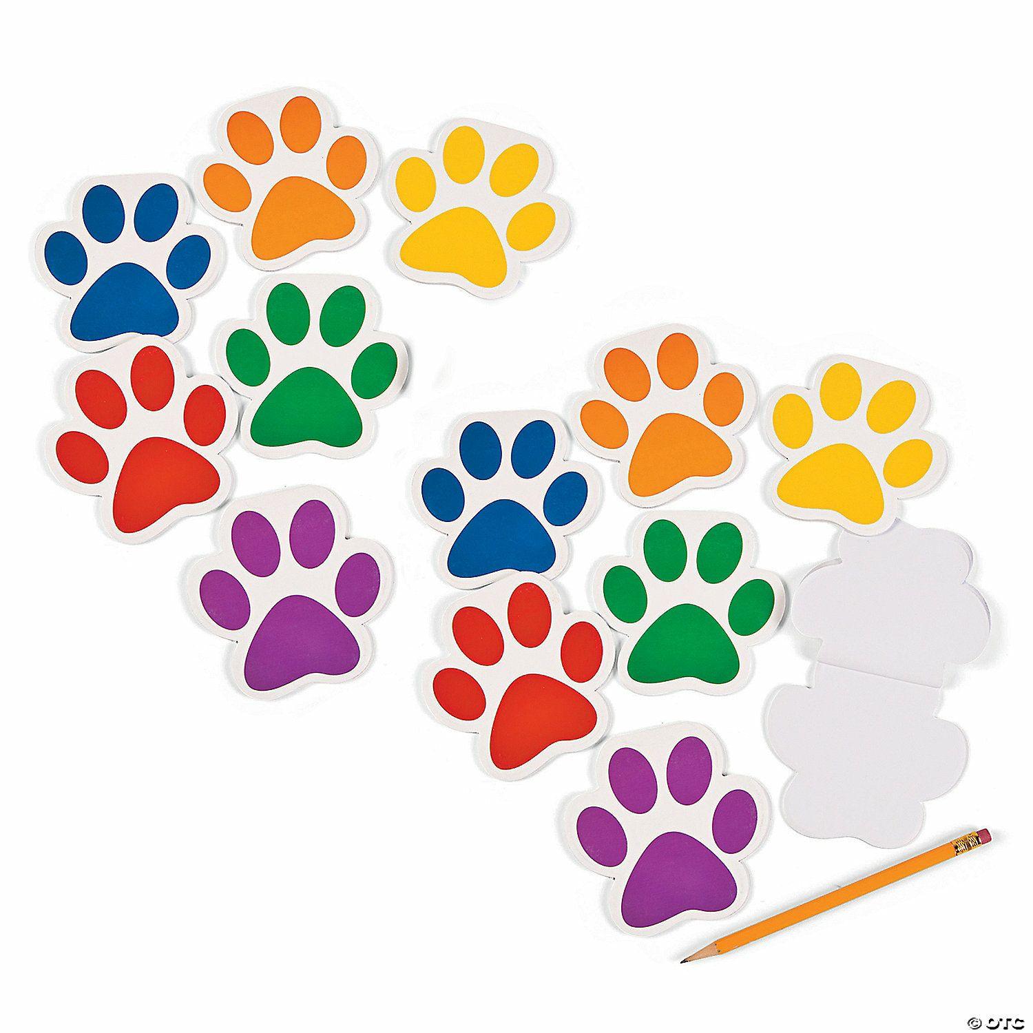 Notepads | Bulk 144 Pc. Paw Print Notepads