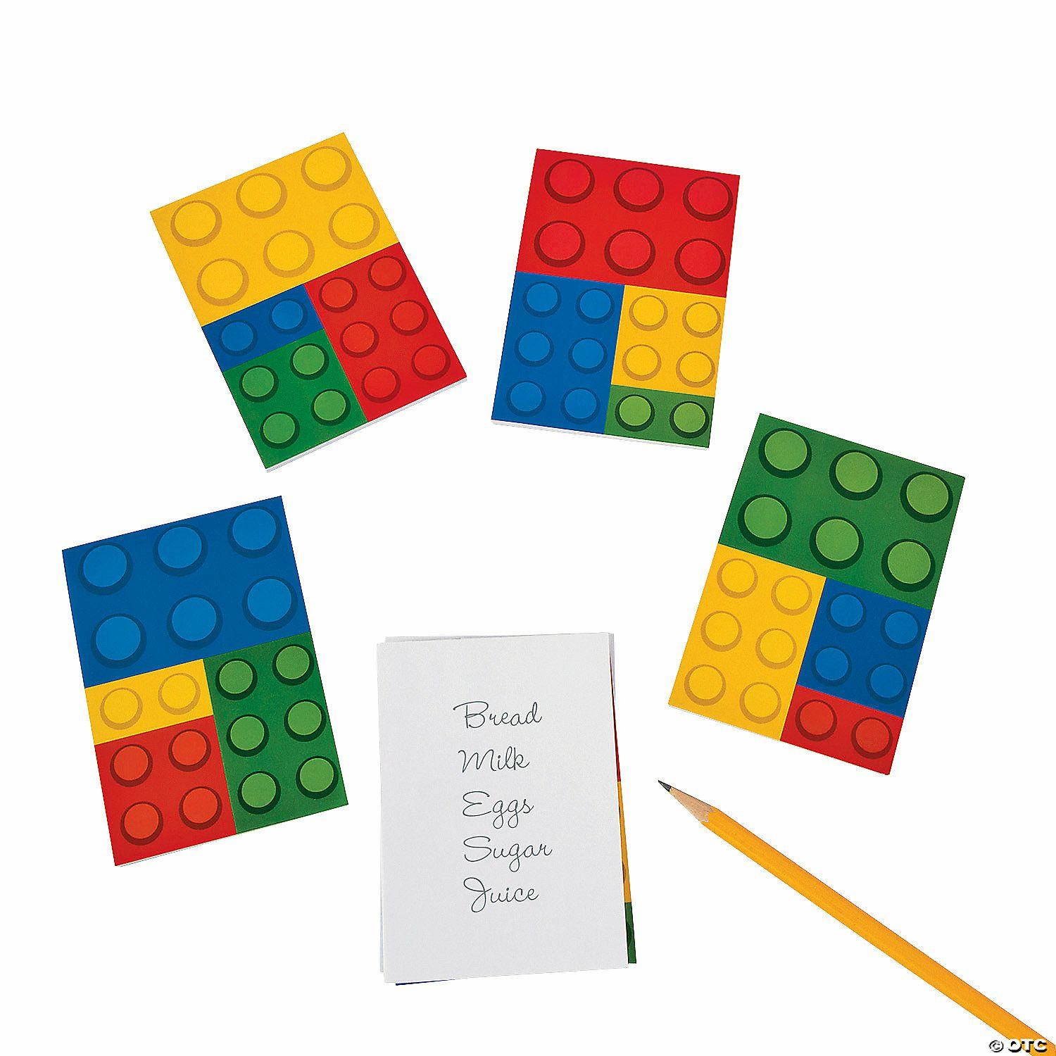 Notepads | Color Brick Party Notepads – 24 Pc.