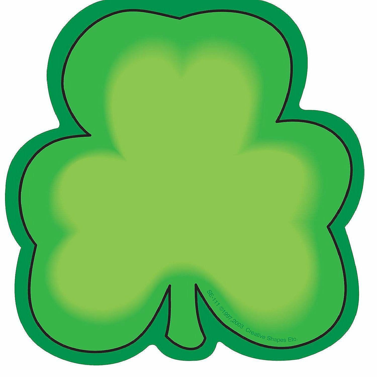 Notepads | Creative Shapes Etc. – Large Notepad – Shamrock