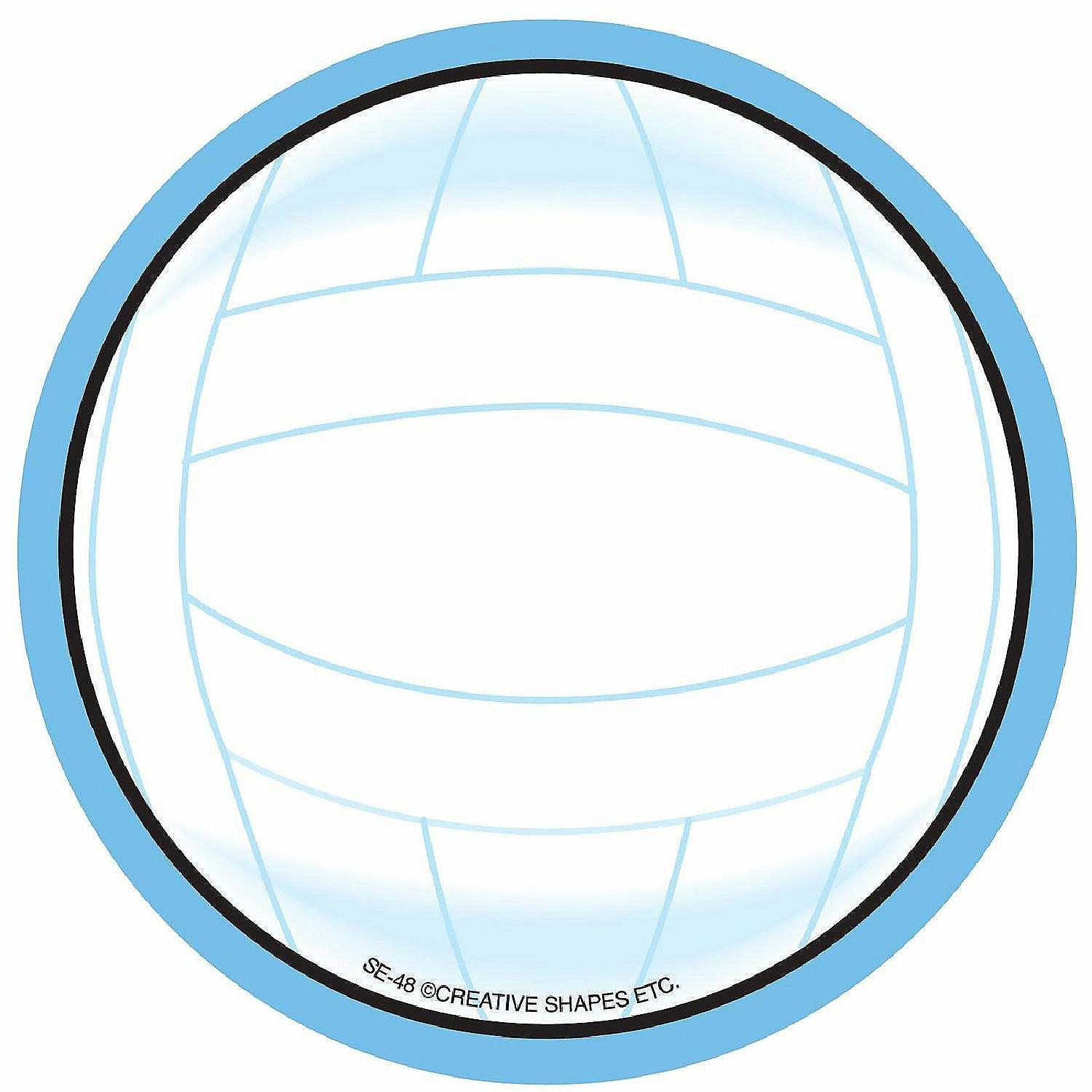 Notepads | Creative Shapes Etc. – Large Notepad – Volleyball