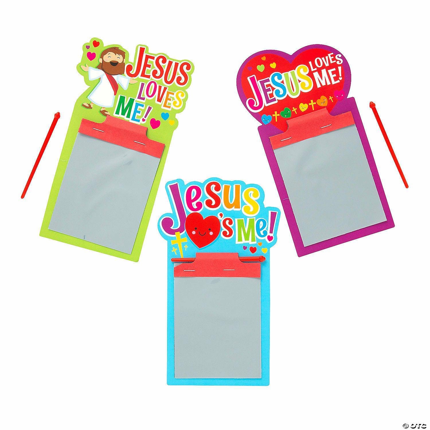 Notepads | Jesus Loves Me Magic Screens – 12 Pc.