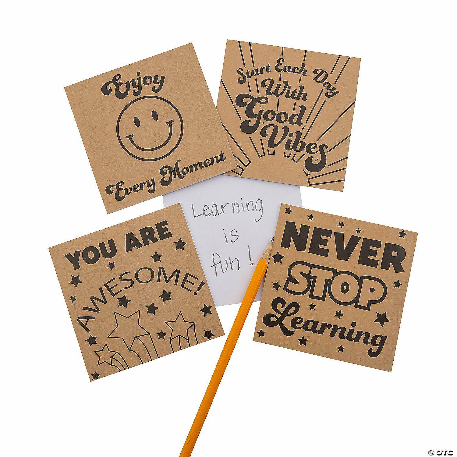 Notepads | Motivational Mini Notepads – 24 Pc.