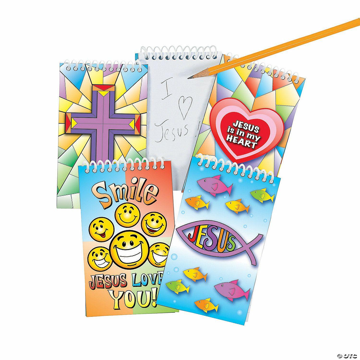 Notepads | Religious Spiral Notepads – 24 Pc.