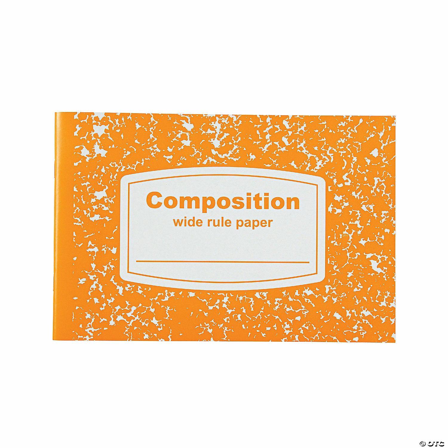 Notepads | Wide Ruled Half-Sized Composition Books – 12 Pc.